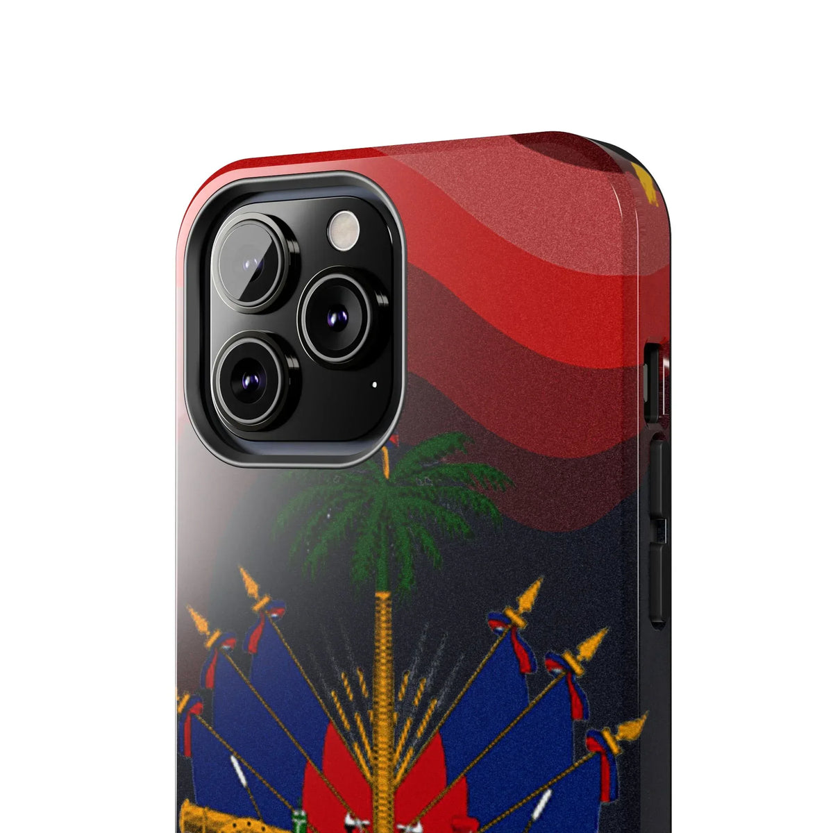 Haiti Coat of Arms Tough Phone Case — Patriotic Haitian Flag Protective Cover - DiwaKi