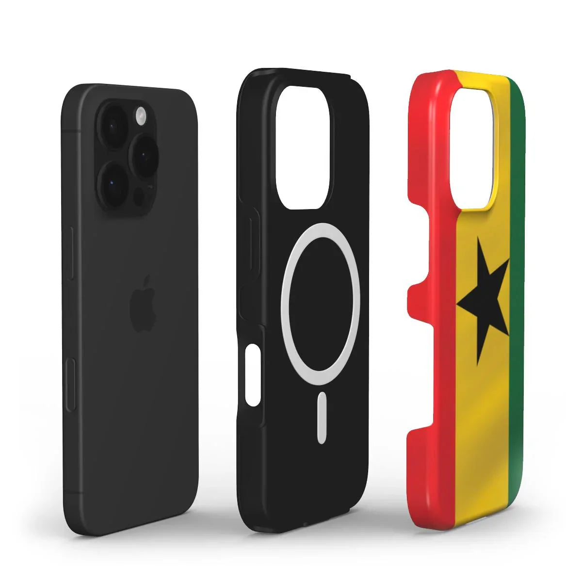 Ghana map MagSafe Tough Phone Case - DiwaKi