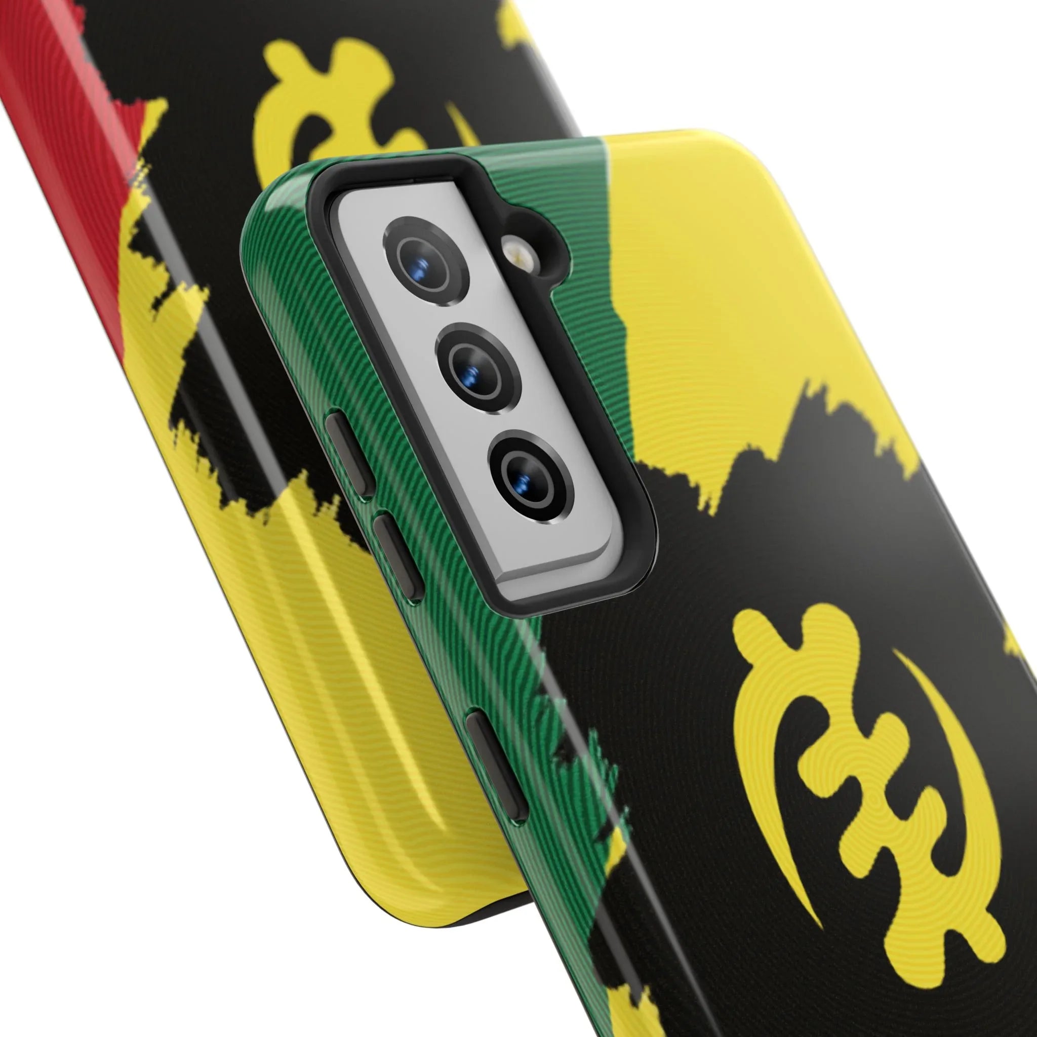 Sankofa Tough Phone Case — Shockproof Protective Phone Cover with Ghana Adinkra Symbol - DiwaKi