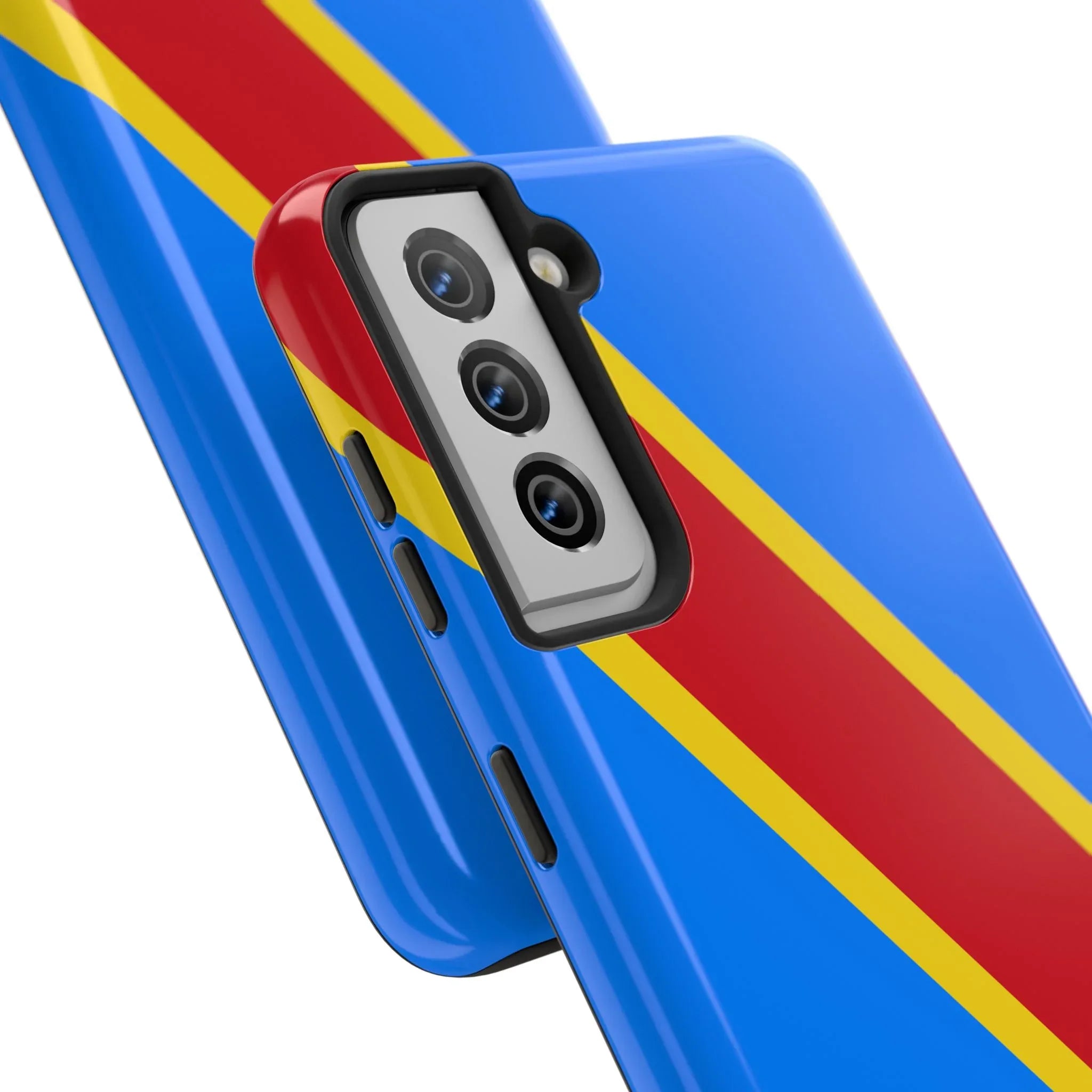 Democratic Republic of Congo Flag Tough Phone Case — Durable Protective Cover - DiwaKi