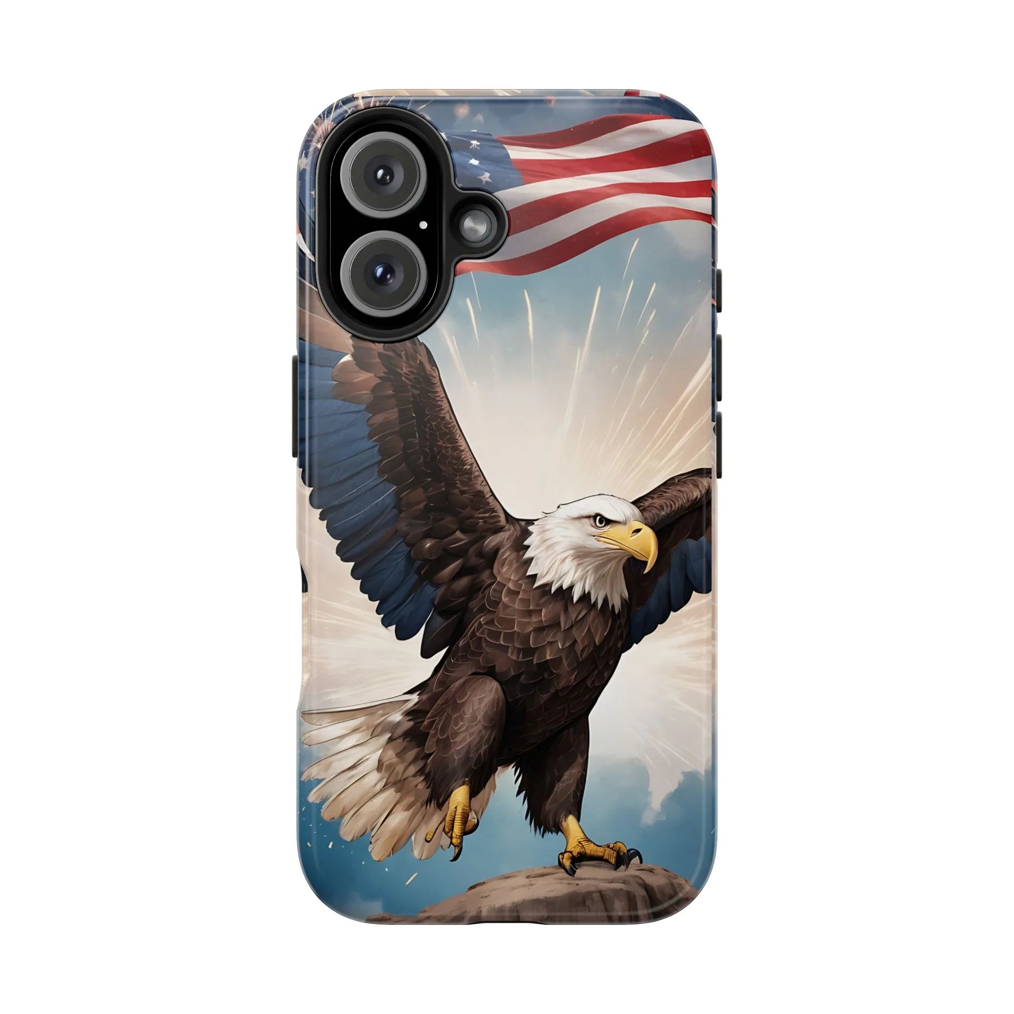 Majestic Eagle Flag Phone Case - DiwaKi
