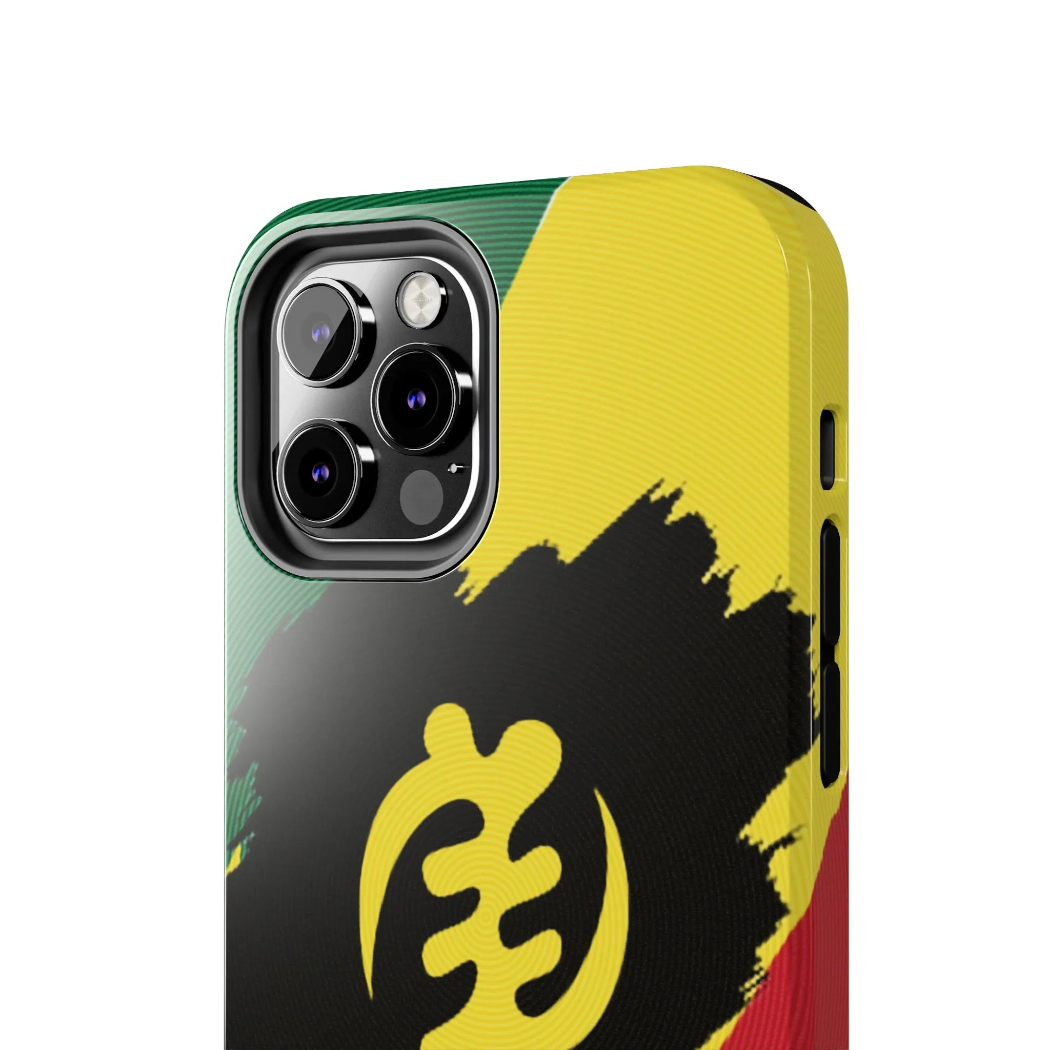 Sankofa Tough Phone Case — Shockproof Protective Phone Cover with Ghana Adinkra Symbol - DiwaKi
