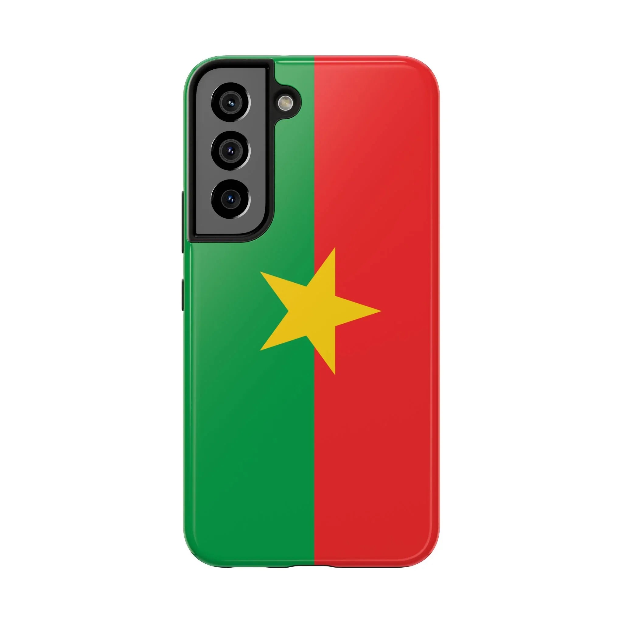 Burkina Faso Flag Tough Phone Case – Durable Protective Cover - DiwaKi