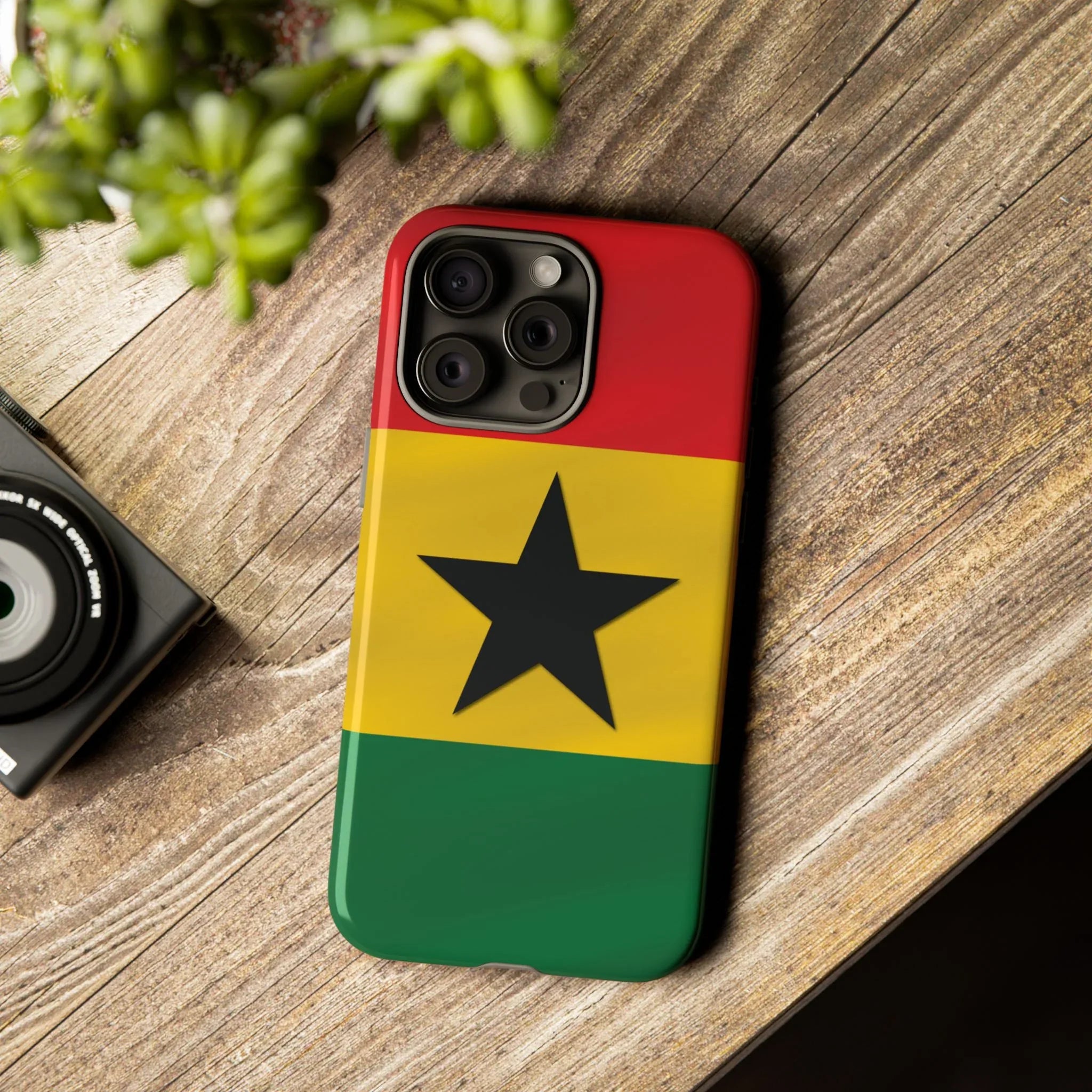 Ghana Colors Rugged Phone Cover - DiwaKi