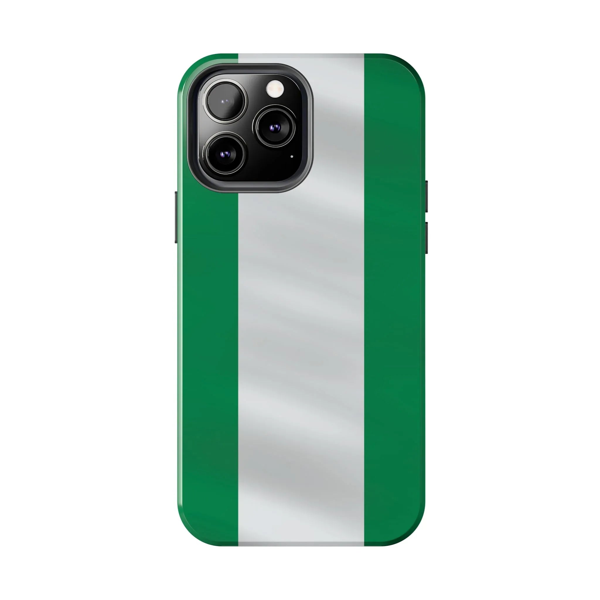 Tough Phone Case — Nigerian flag Rugged Protective Cover - DiwaKi