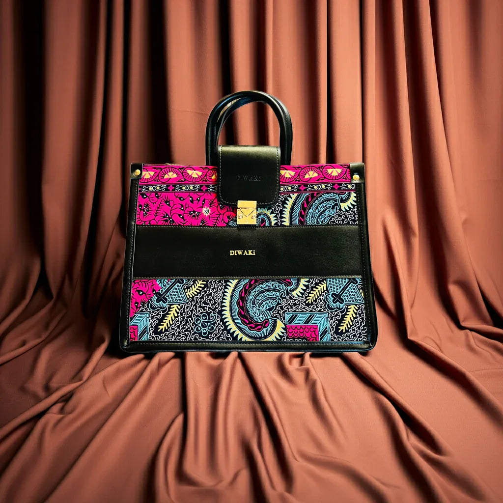 African Ankara tote bag - DiwaKi