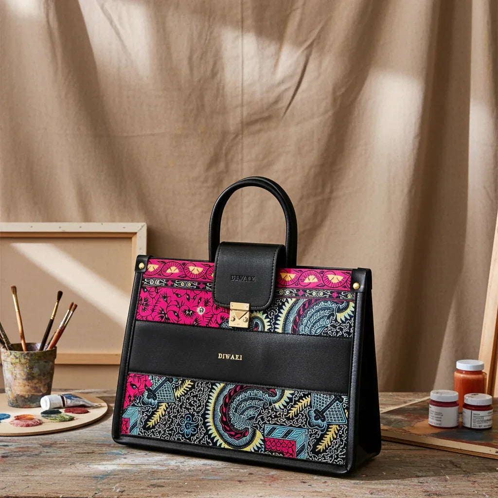 African Ankara tote bag - DiwaKi