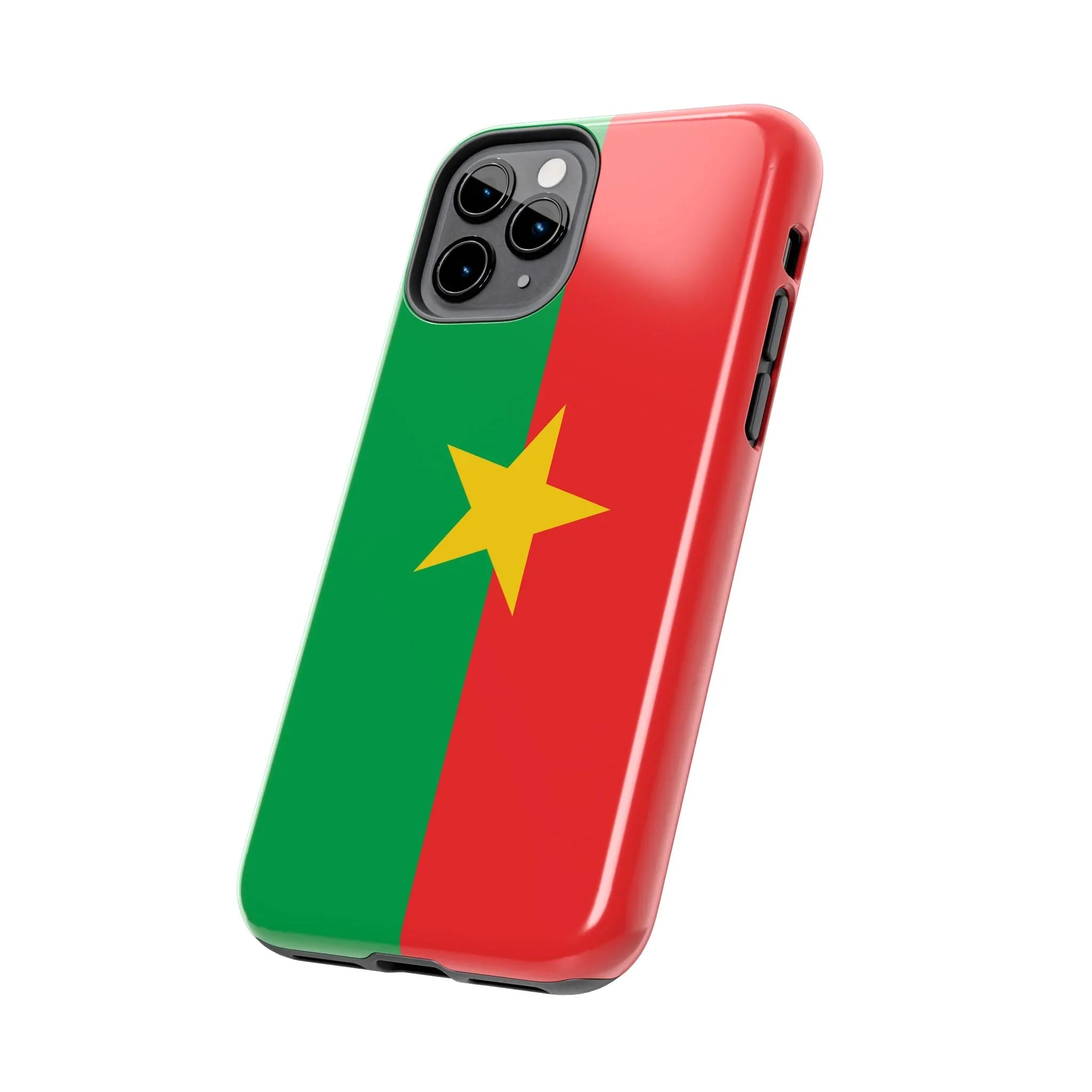 Burkina Faso Flag Tough Phone Case – Durable Protective Cover - DiwaKi