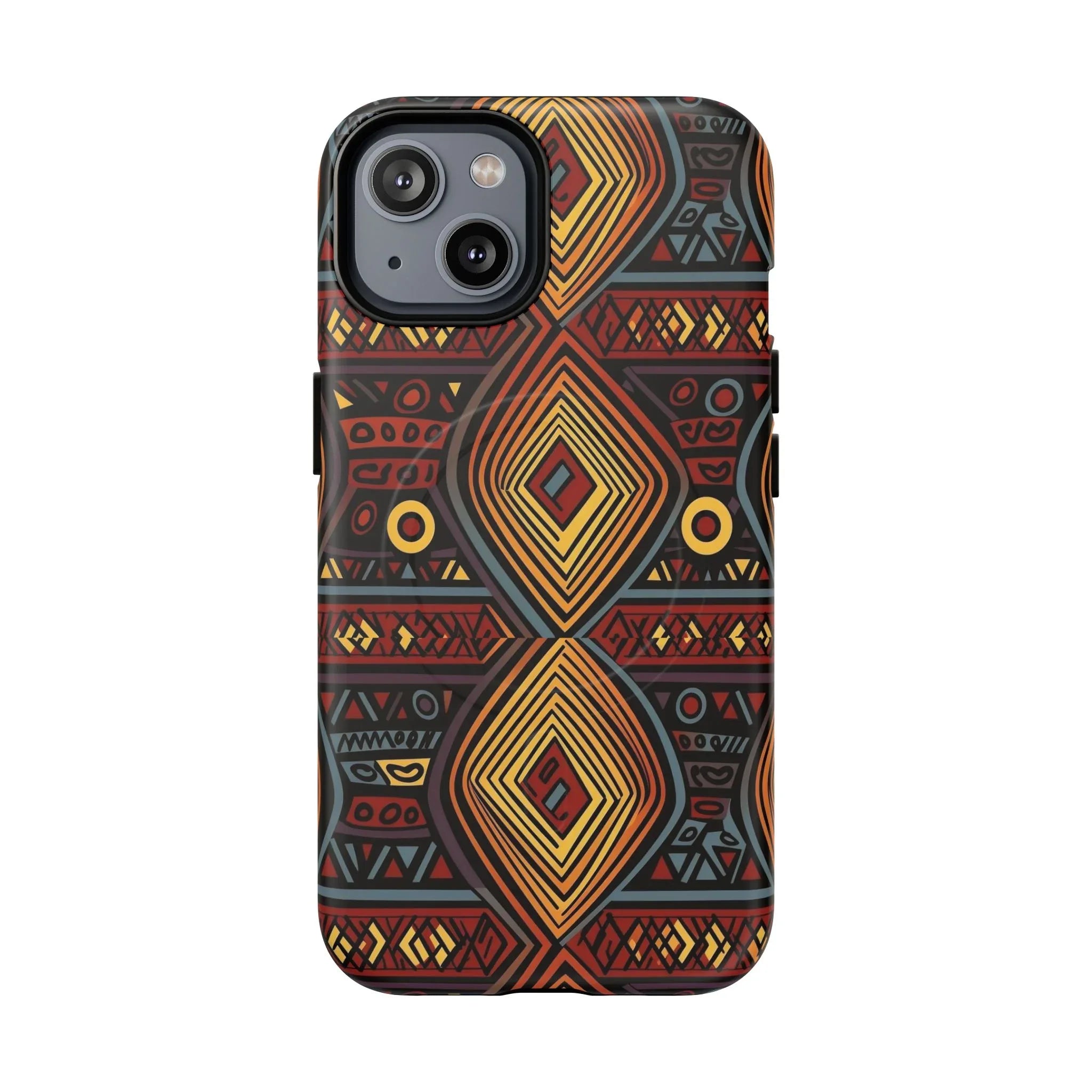 Tribal Geometric Tough Magnetic Phone Case - DiwaKi