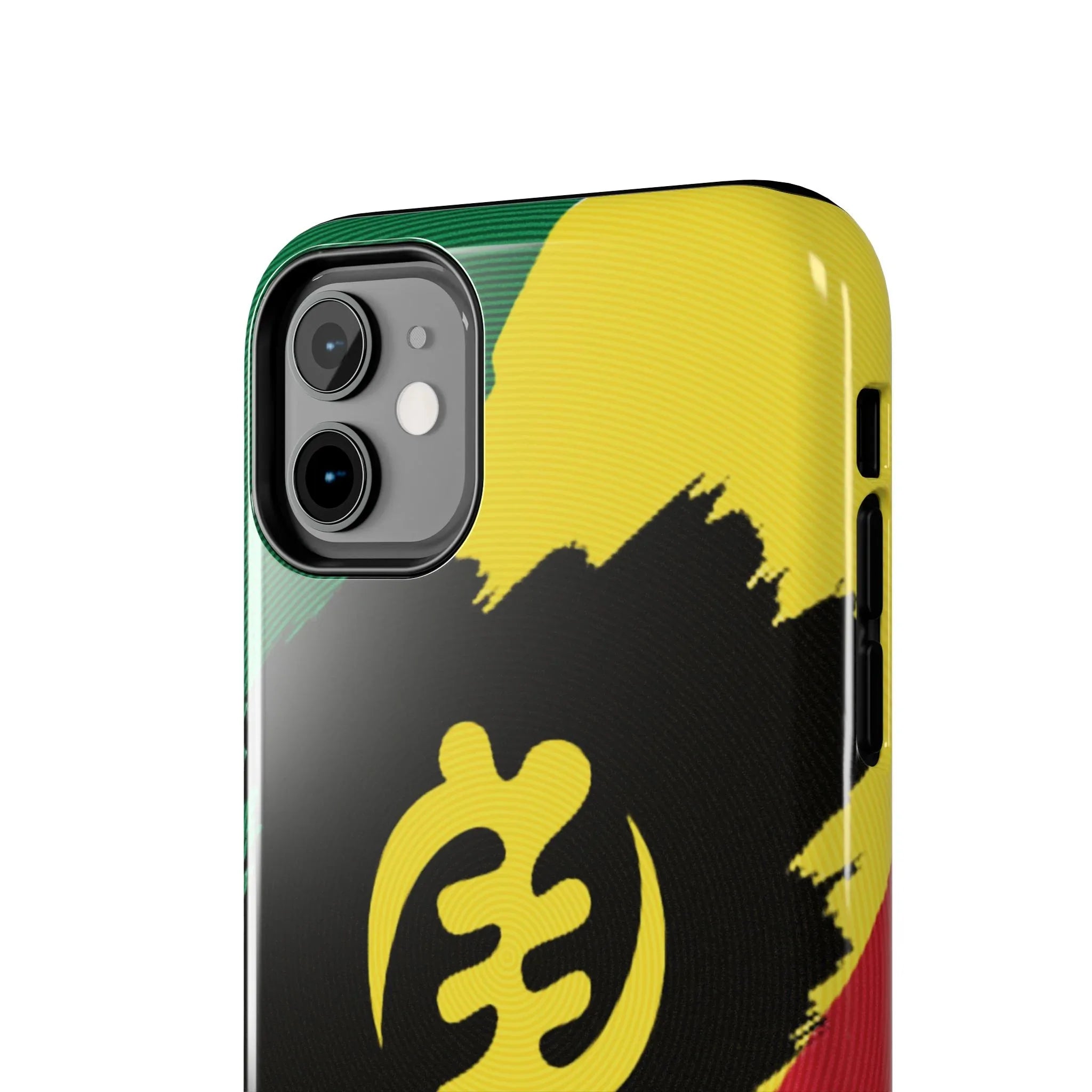 Sankofa Tough Phone Case — Shockproof Protective Phone Cover with Ghana Adinkra Symbol - DiwaKi