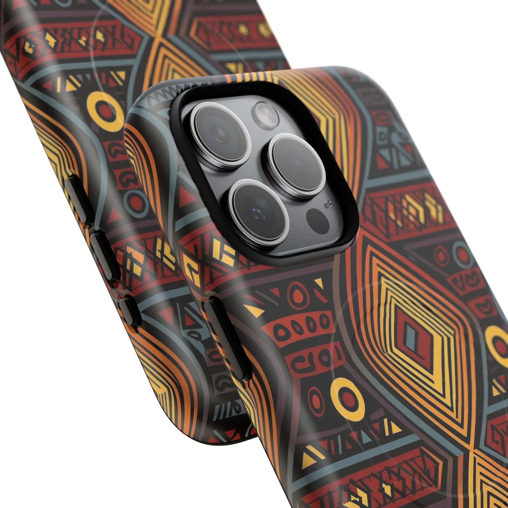 Tribal Geometric Tough Magnetic Phone Case - DiwaKi