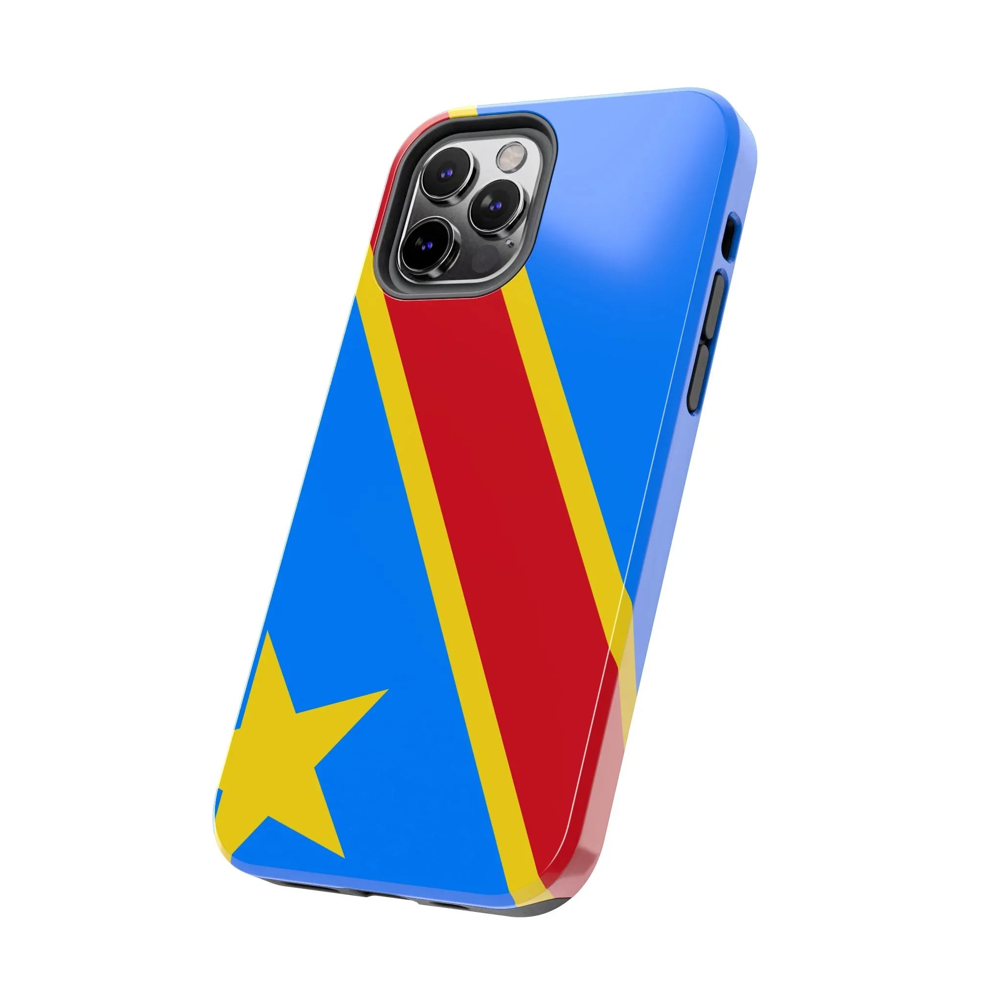 Democratic Republic of Congo Flag Tough Phone Case — Durable Protective Cover - DiwaKi