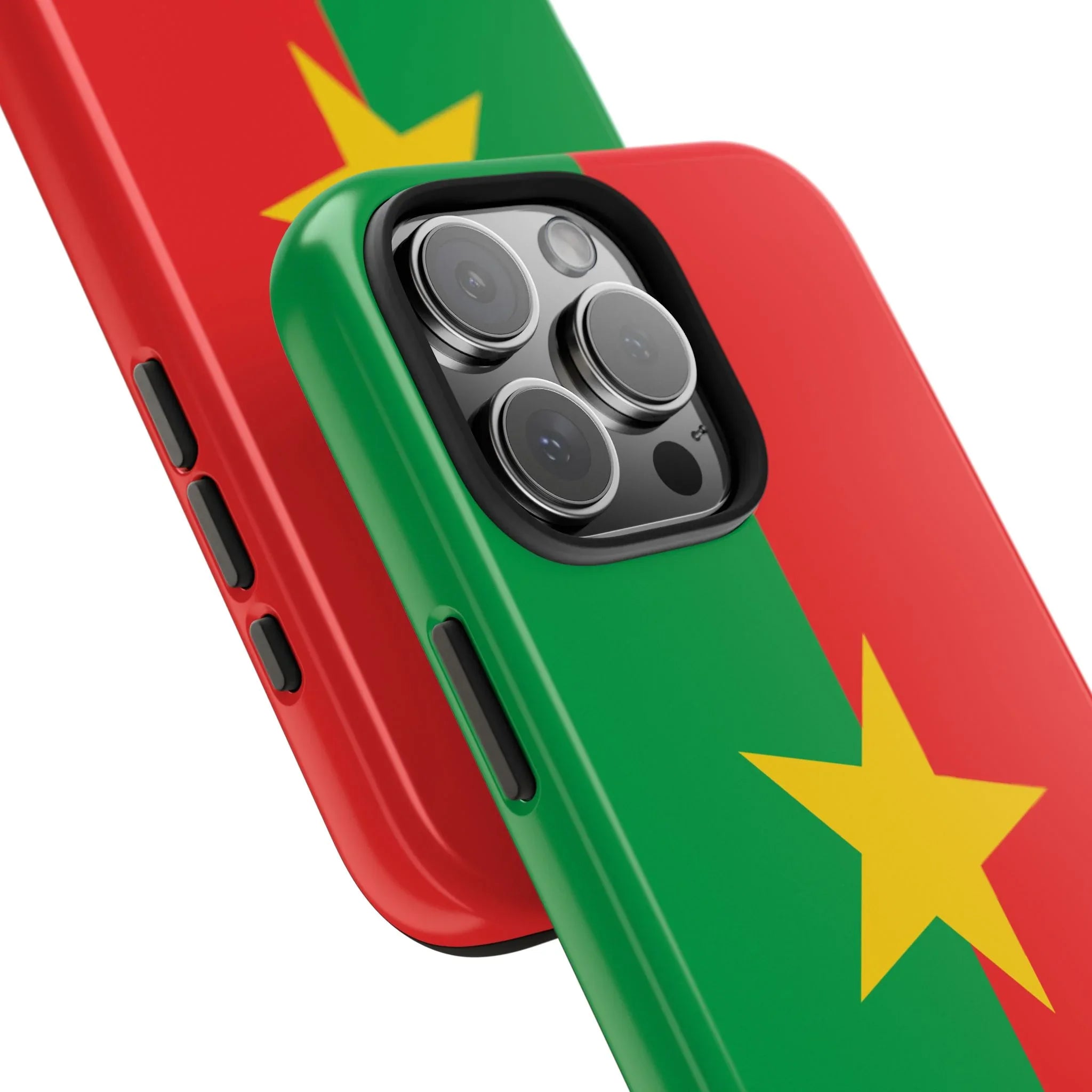 Burkina Faso Flag Tough Phone Case – Durable Protective Cover - DiwaKi