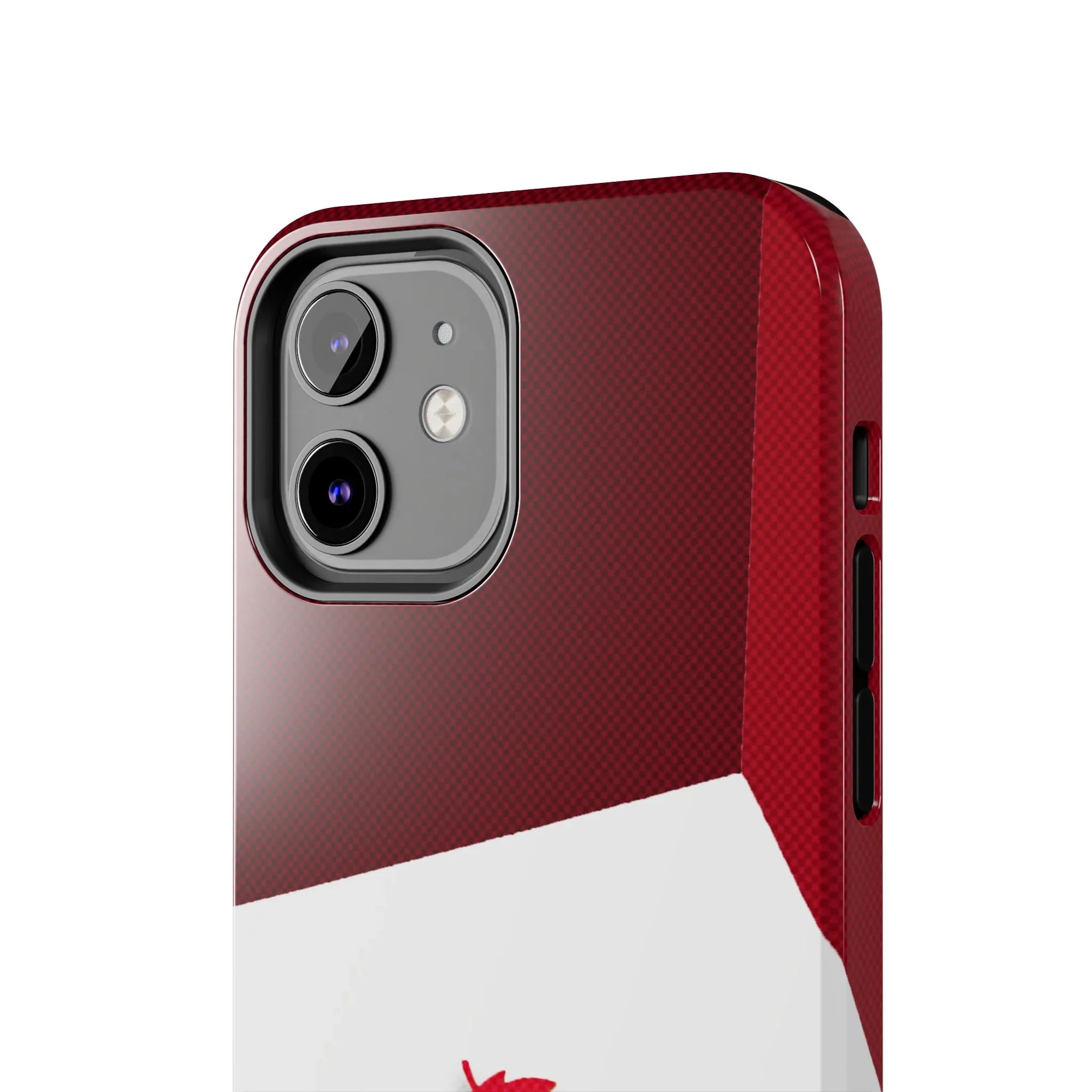 Canada Autumn Maple Tough Phone Case — Red & White Protective Fall Design - DiwaKi