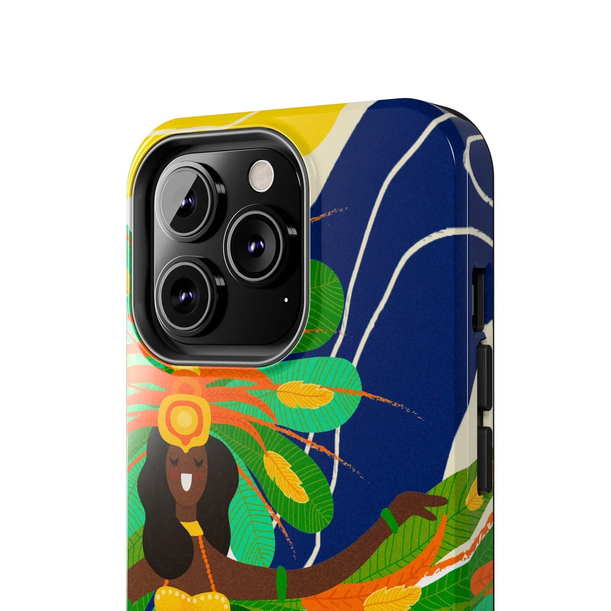 Brazil carnival Tough Phone Case — Statue of Liberty & American Flag Design - DiwaKi