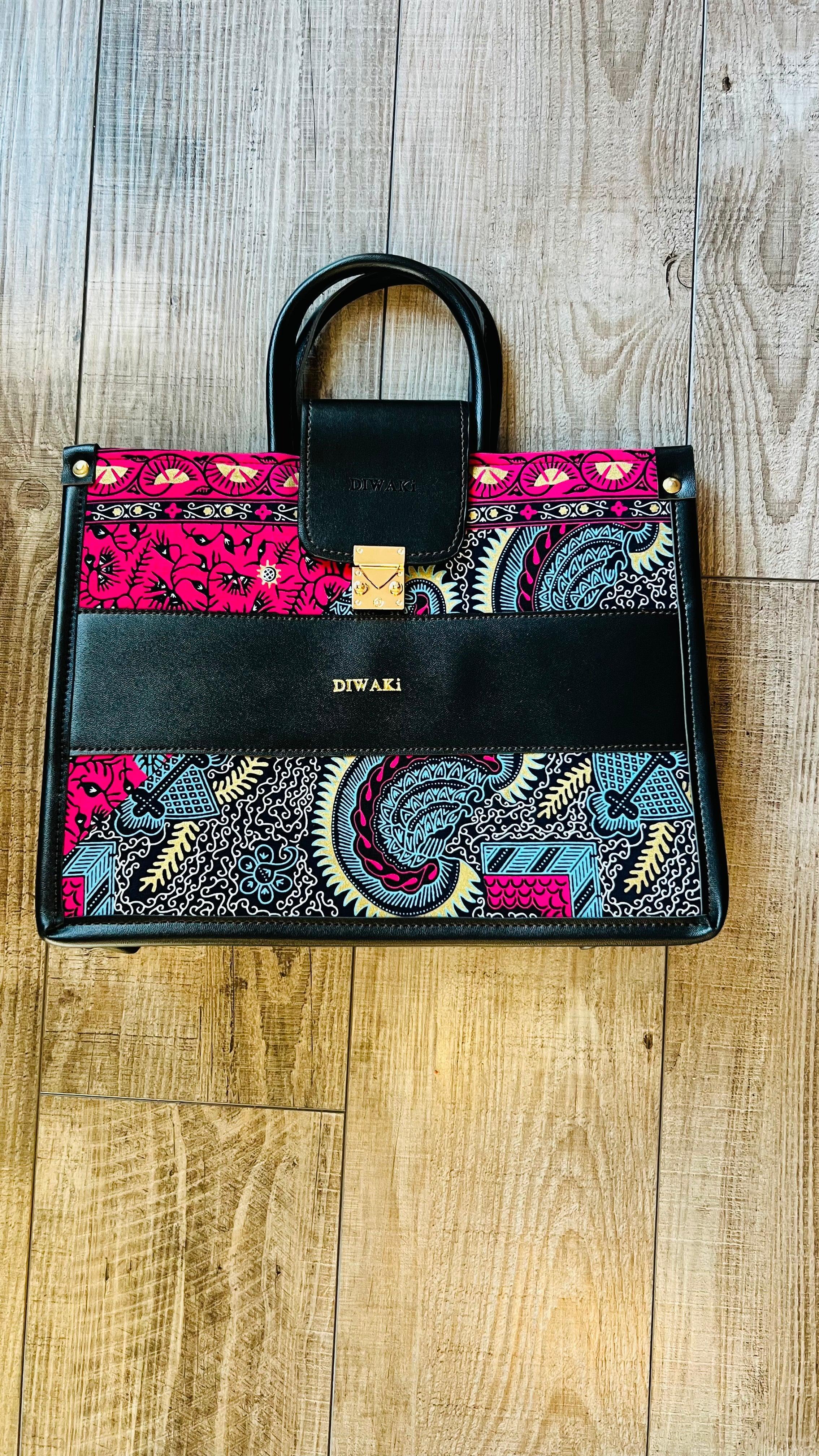 African Ankara tote bag - DiwaKi