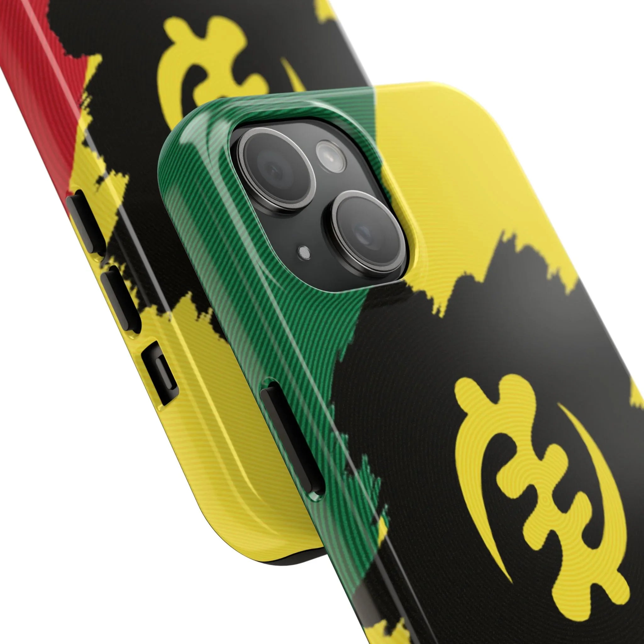 Sankofa Tough Phone Case — Shockproof Protective Phone Cover with Ghana Adinkra Symbol - DiwaKi