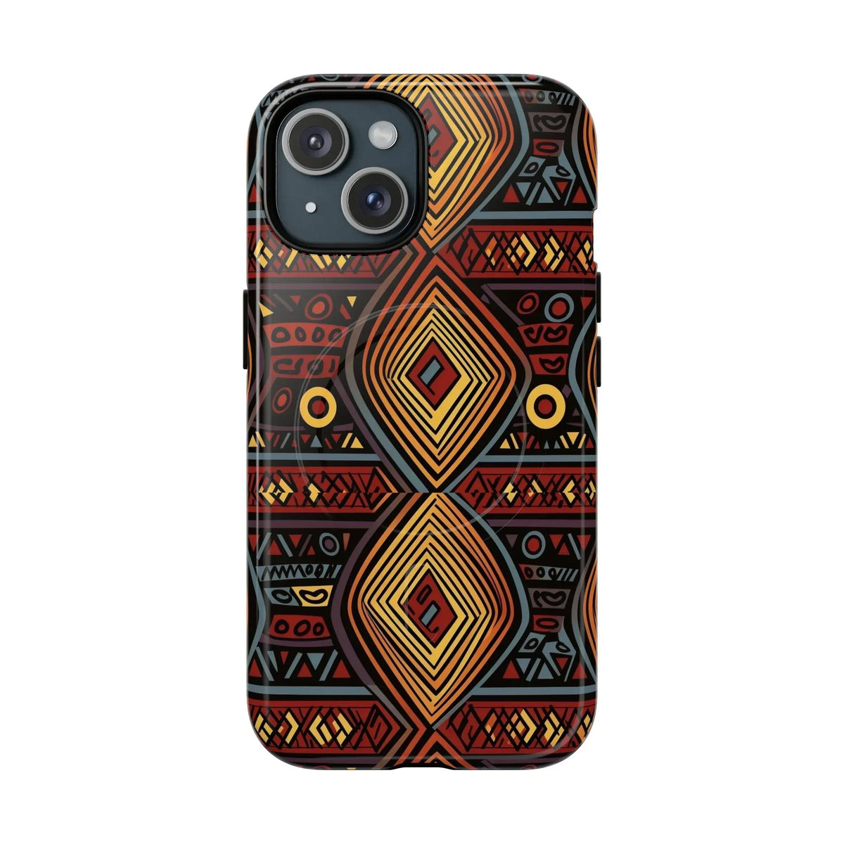 Tribal Geometric Tough Magnetic Phone Case - DiwaKi