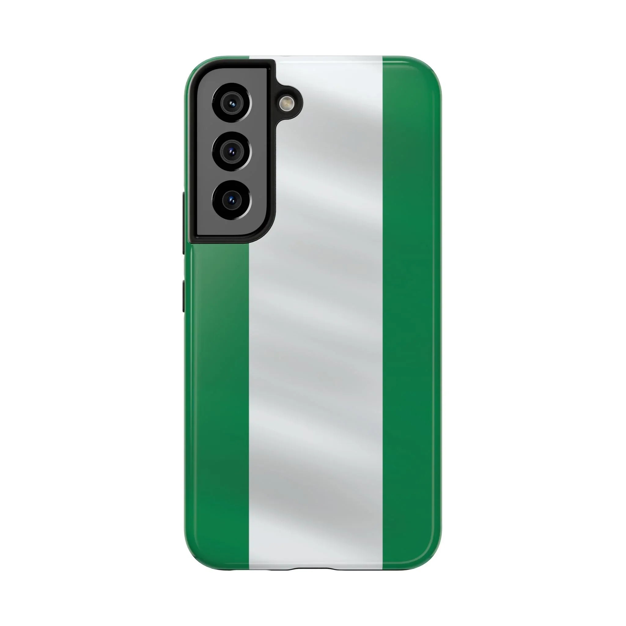 Tough Phone Case — Nigerian flag Rugged Protective Cover - DiwaKi