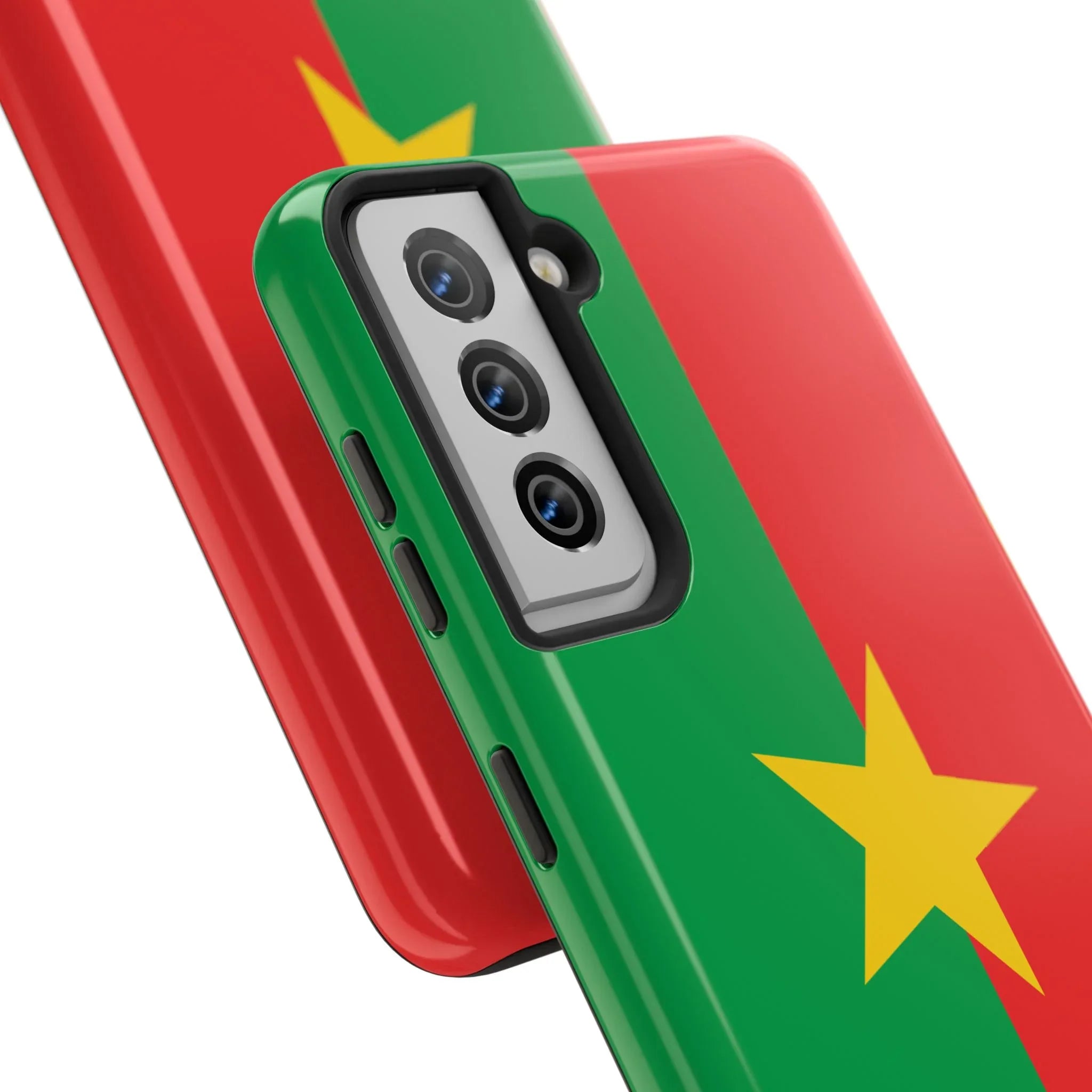 Burkina Faso Flag Tough Phone Case – Durable Protective Cover - DiwaKi