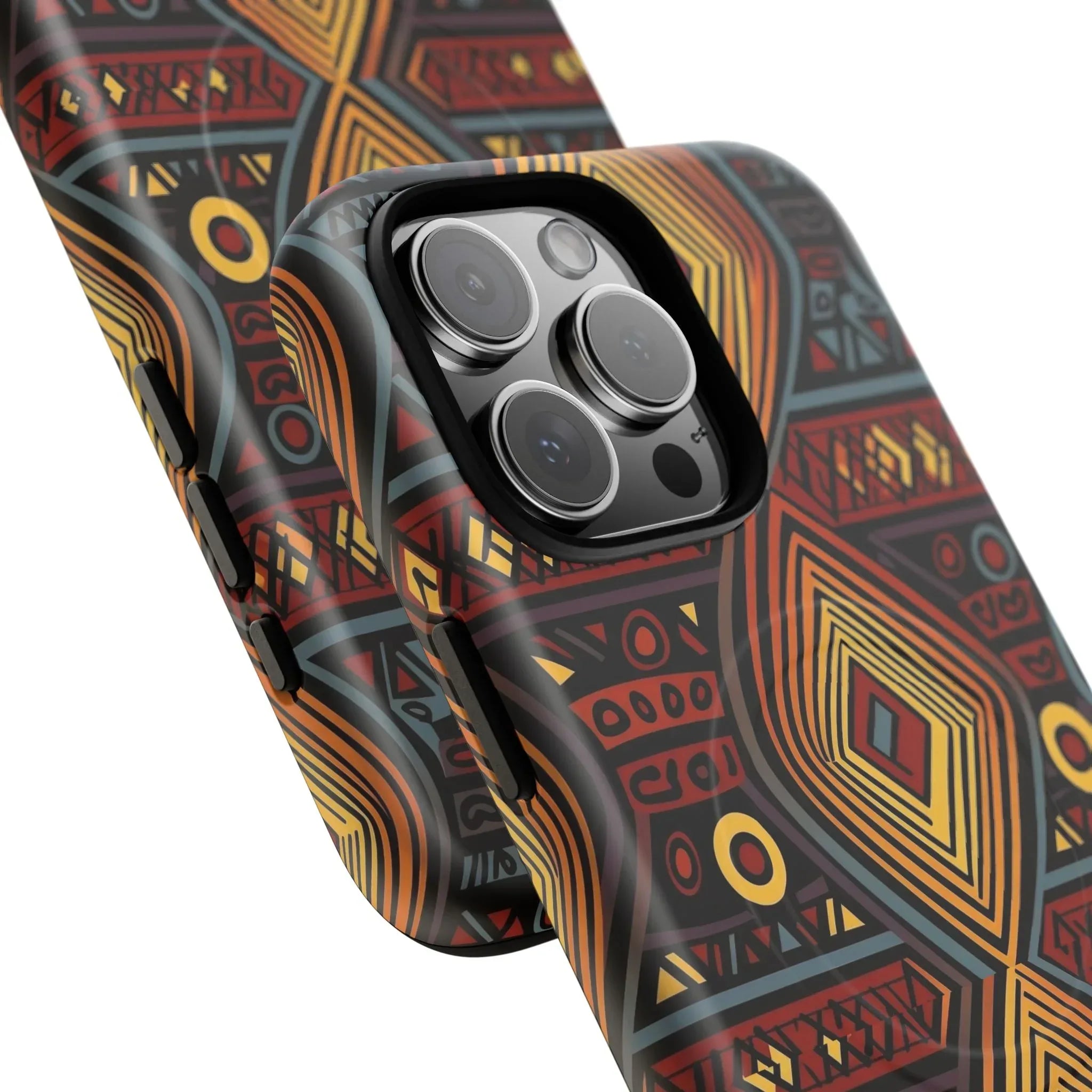 Tribal Geometric Tough Magnetic Phone Case - DiwaKi