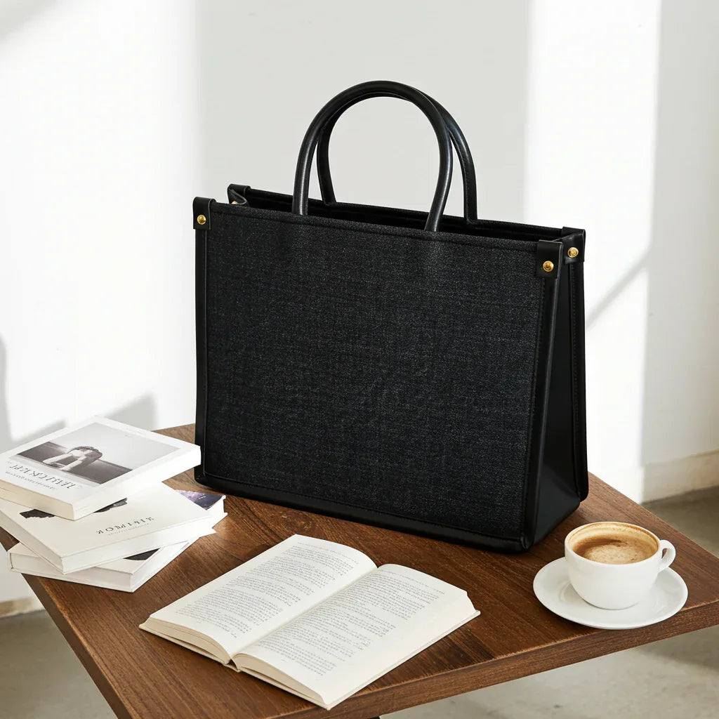DiwaKi Sovereign Black Tote - DiwaKi