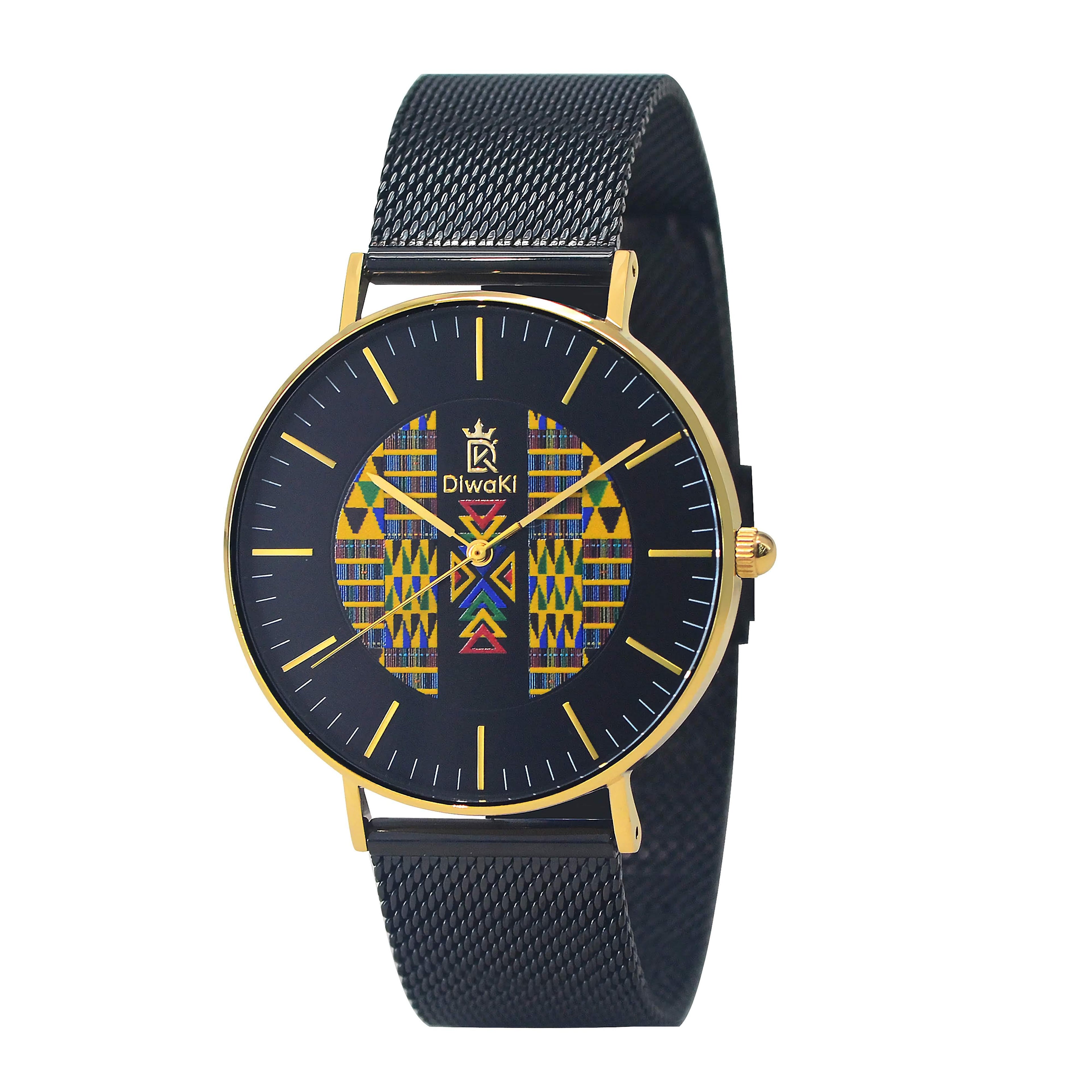 Diwaki Kente African Print Royal Watch - DiwaKi