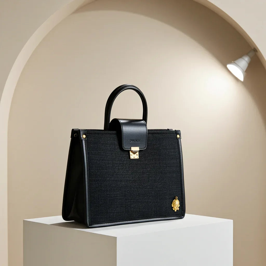 DiwaKi Sovereign Black Tote - DiwaKi