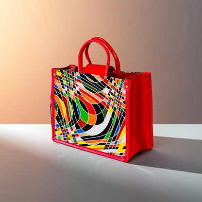 Diwaki colorful mud cloth African tote bag - DiwaKi