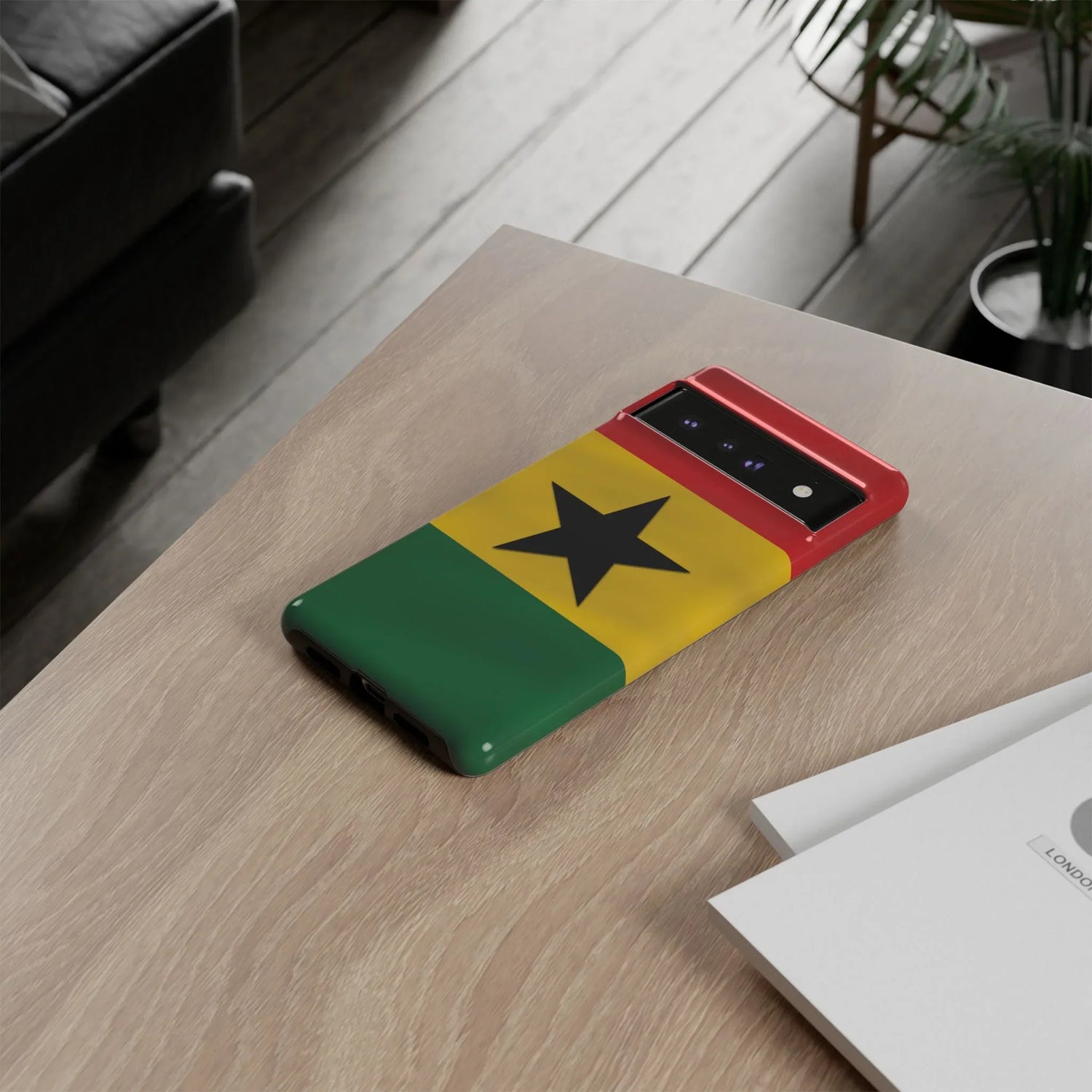 Ghana Colors Rugged Phone Cover - DiwaKi