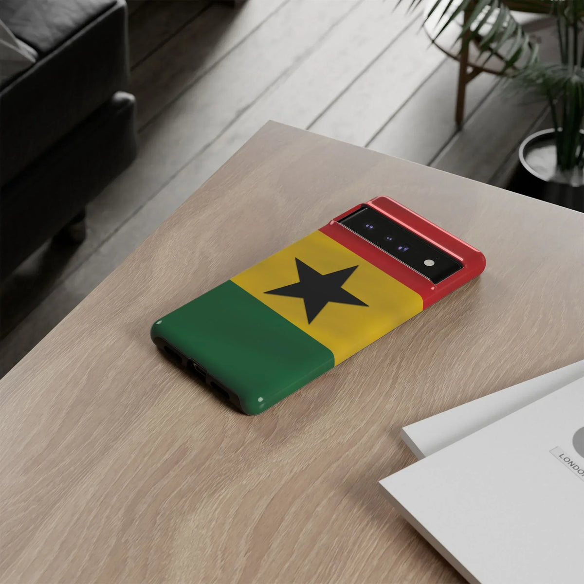 Ghana Colors Rugged Phone Cover - DiwaKi
