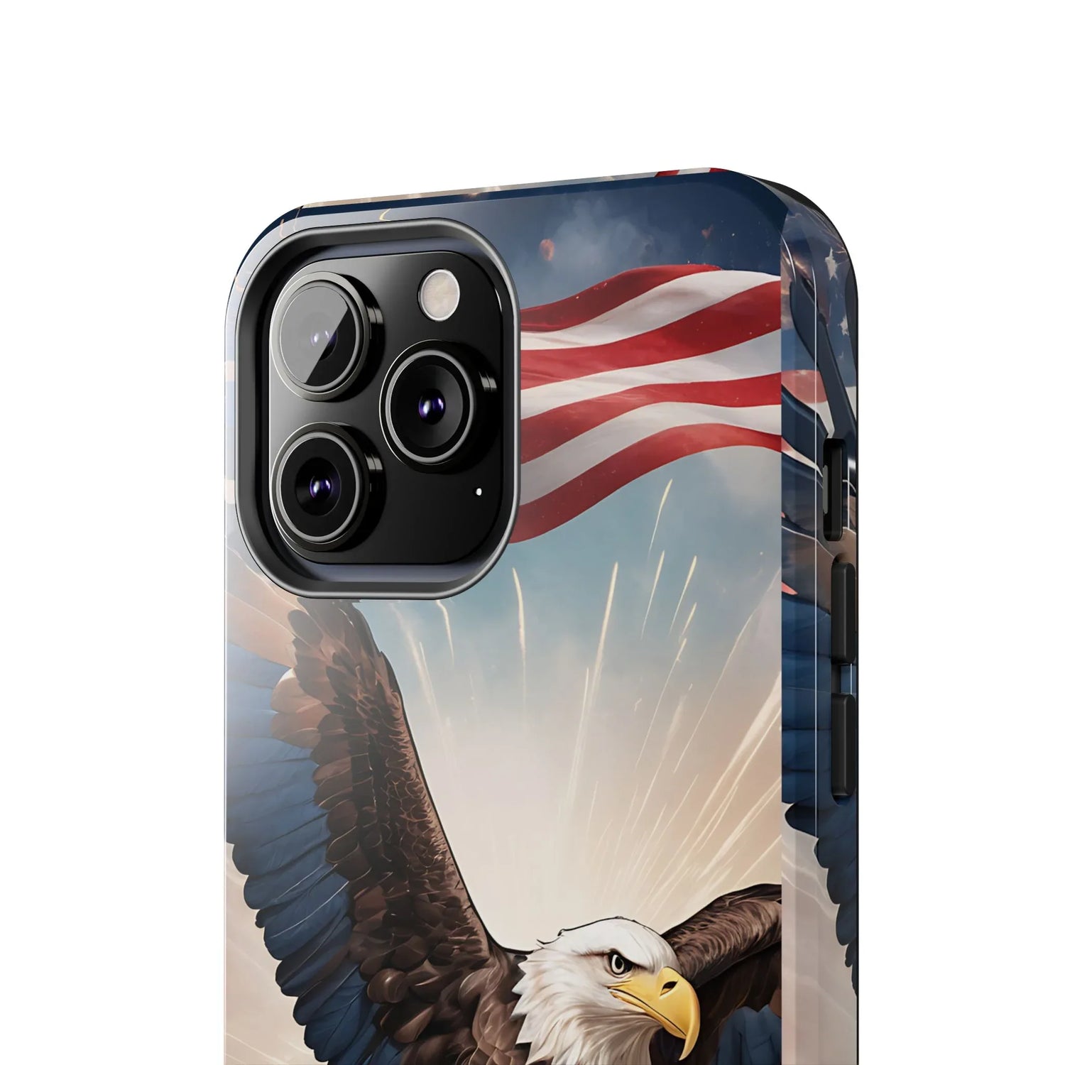 Majestic Eagle Flag Phone Case - DiwaKi