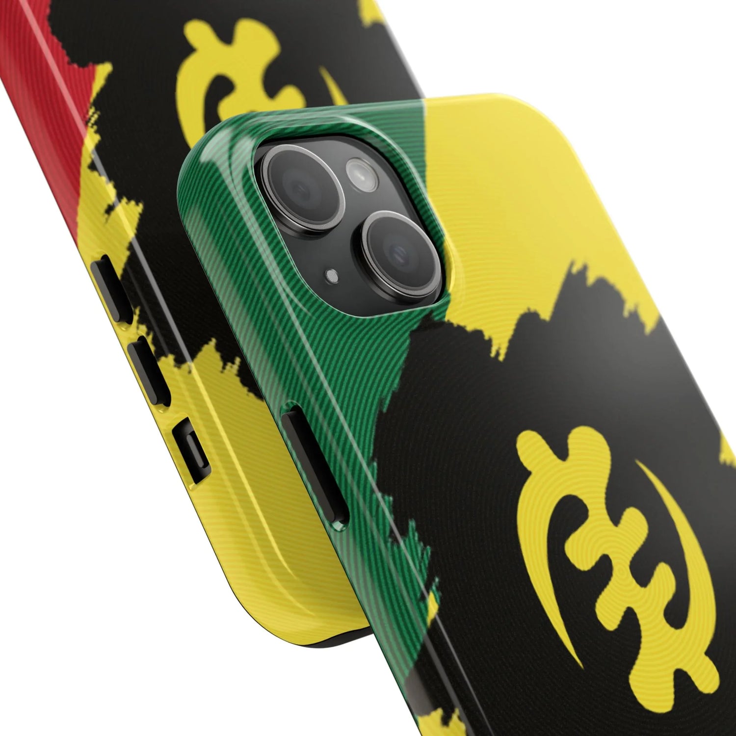 Sankofa Tough Phone Case — Shockproof Protective Phone Cover with Ghana Adinkra Symbol - DiwaKi
