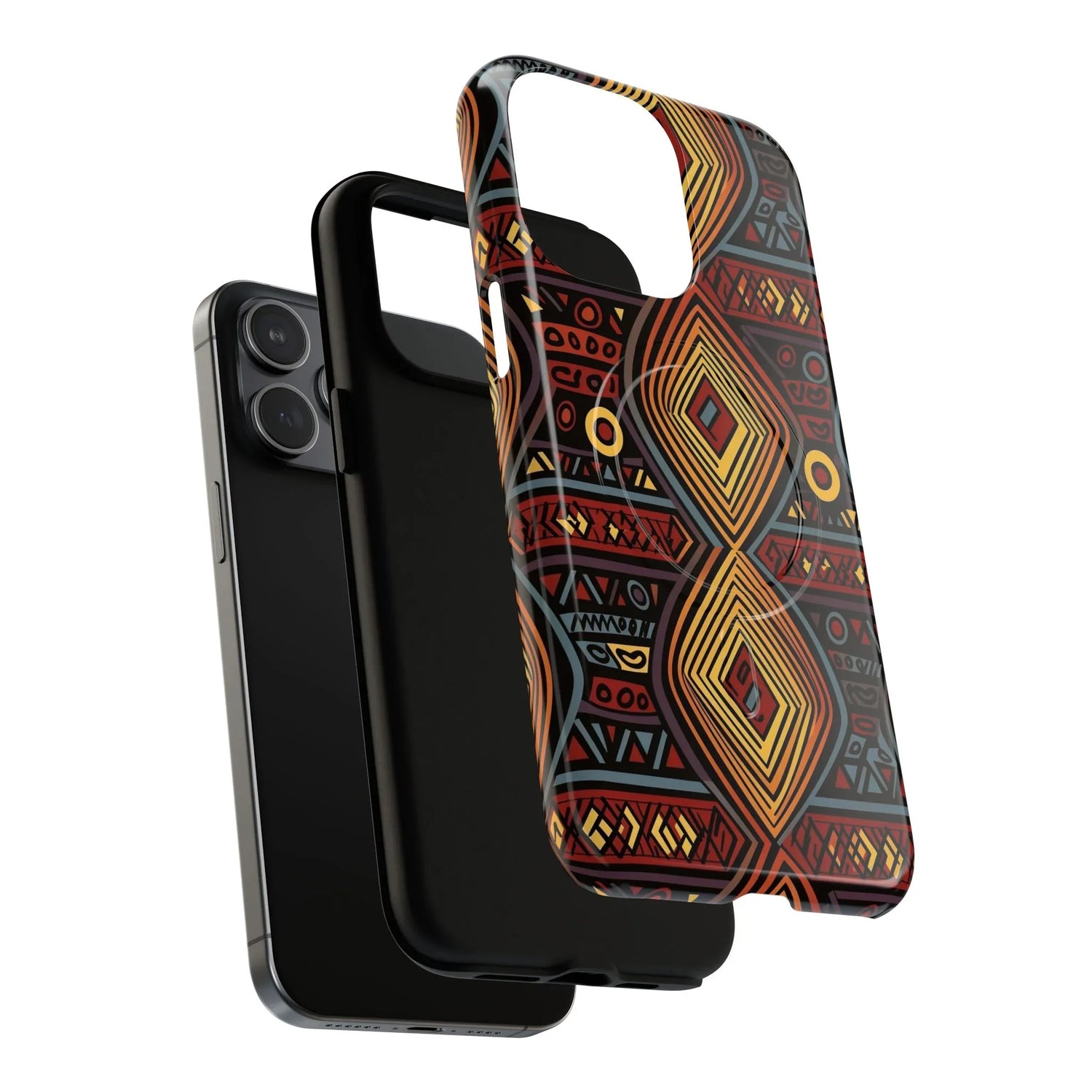 Tribal Geometric Tough Magnetic Phone Case - DiwaKi
