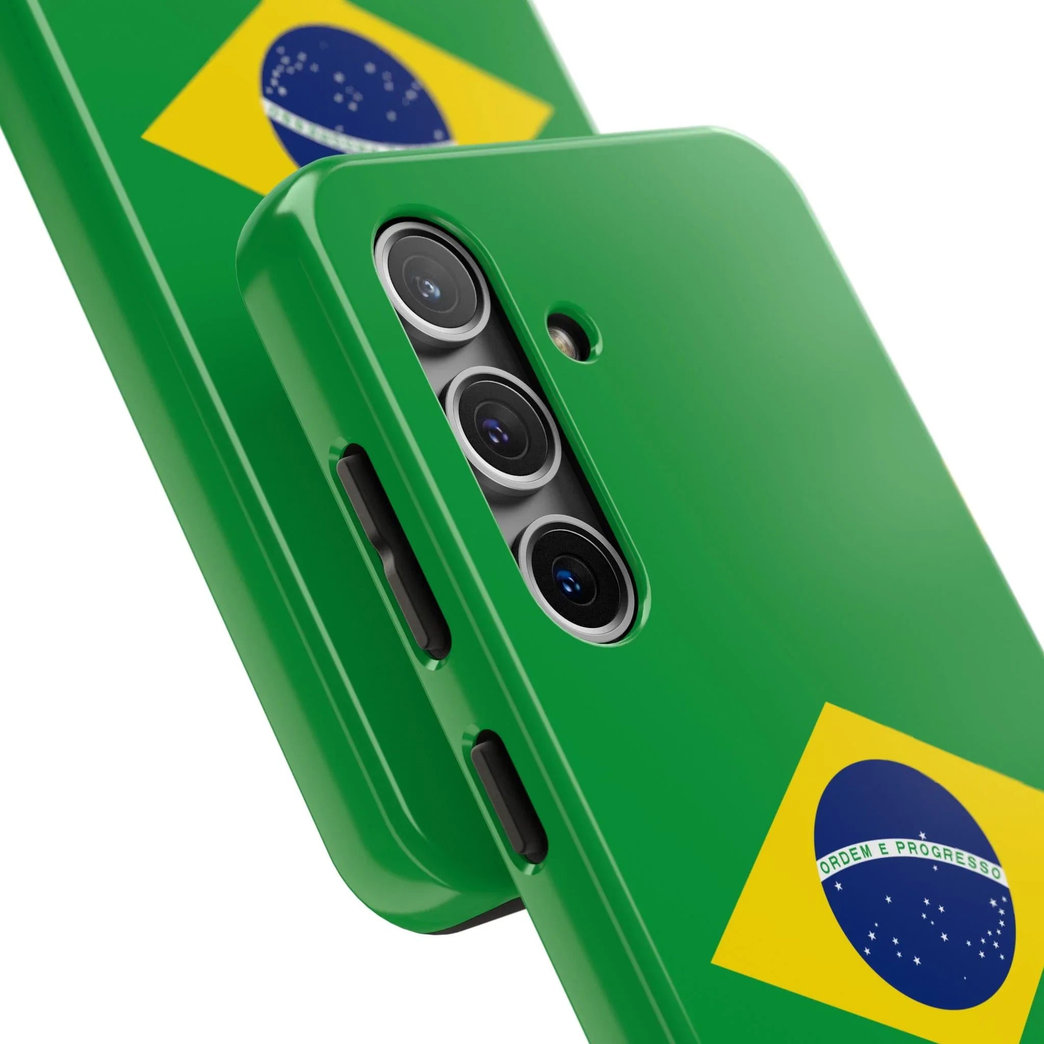 Brazil Flag Tough Phone Case — Protective Patriotic Phone Cover - DiwaKi