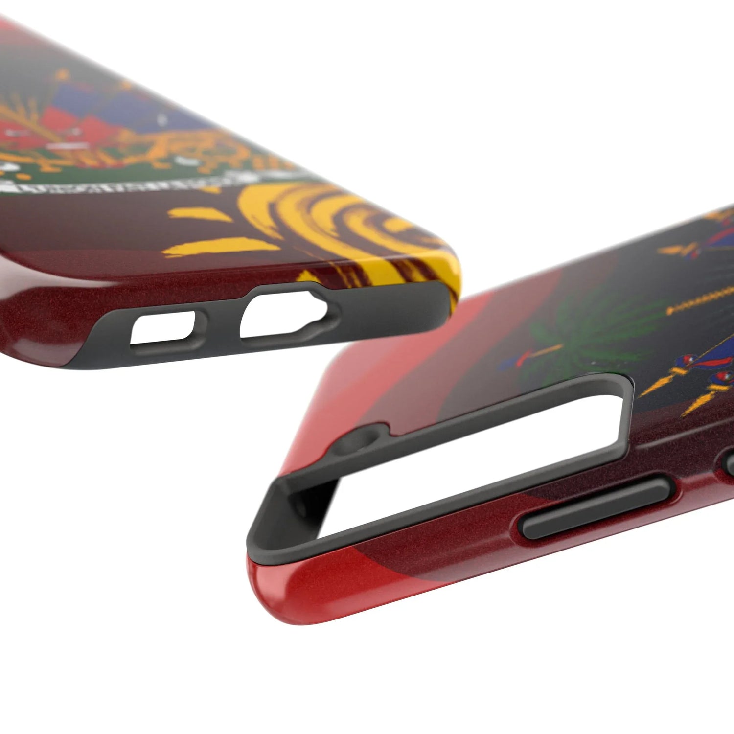 Haiti Coat of Arms Tough Phone Case — Patriotic Haitian Flag Protective Cover - DiwaKi