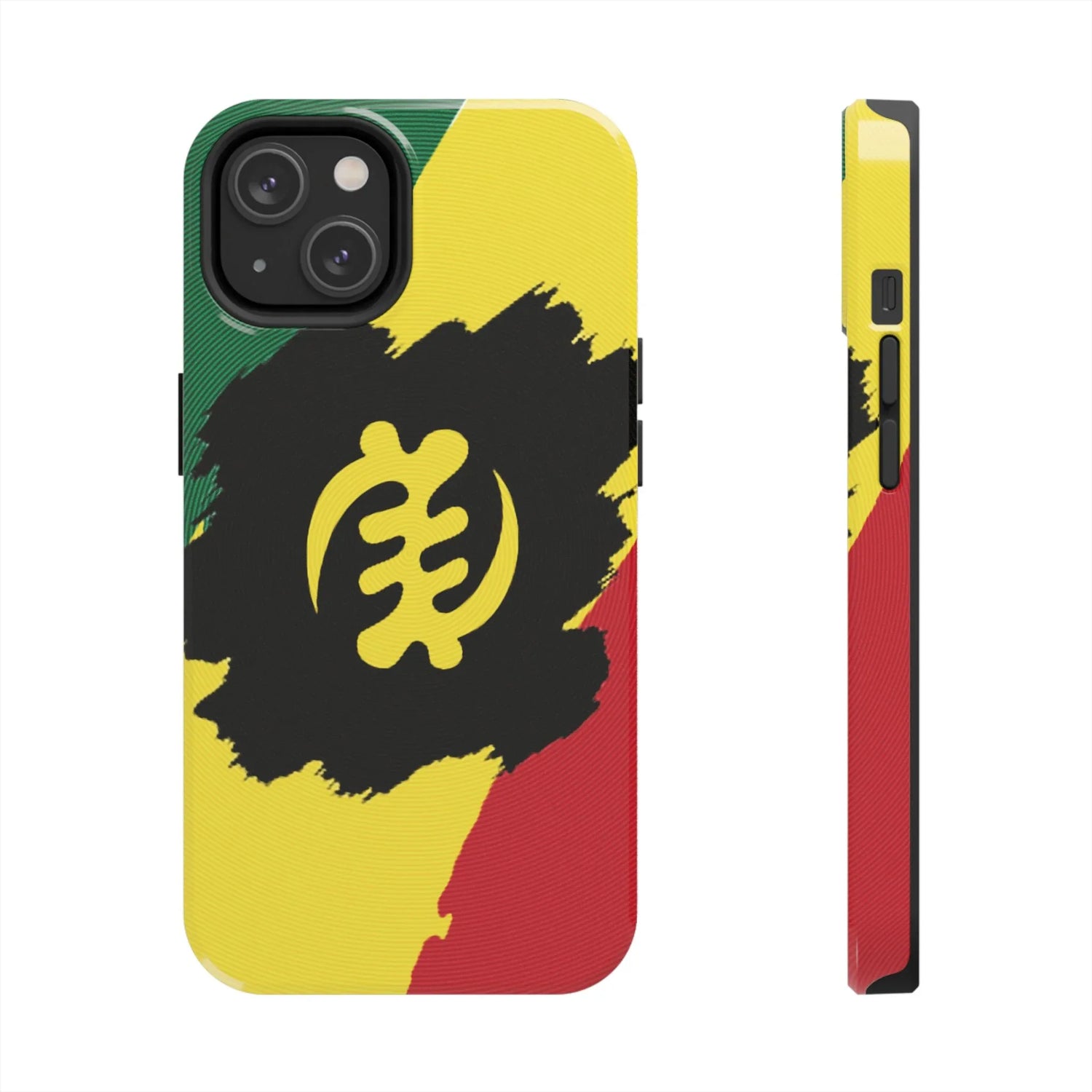 Sankofa Tough Phone Case — Shockproof Protective Phone Cover with Ghana Adinkra Symbol - DiwaKi
