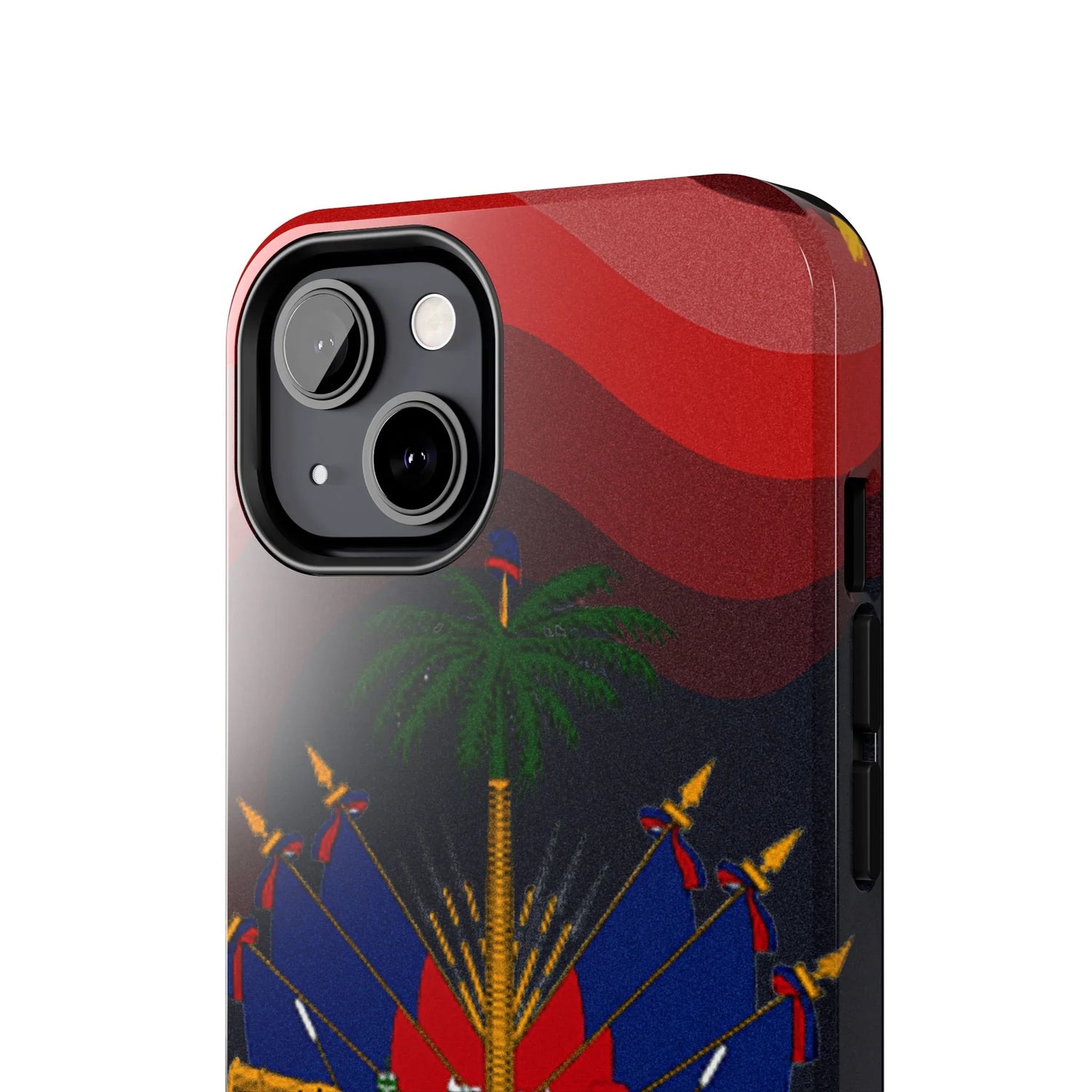 Haiti Coat of Arms Tough Phone Case — Patriotic Haitian Flag Protective Cover - DiwaKi