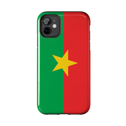 Burkina Faso Flag Tough Phone Case – Durable Protective Cover - DiwaKi