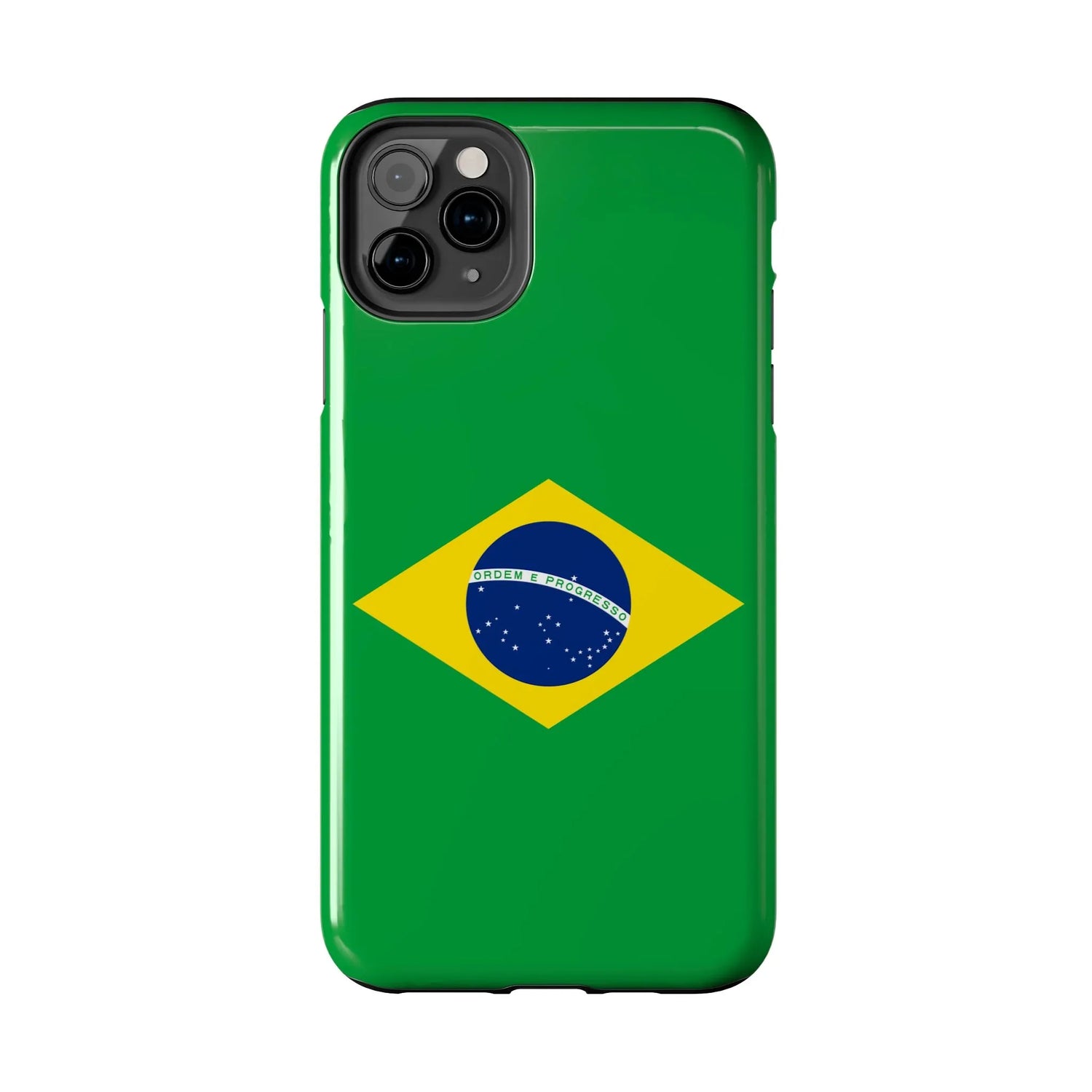 Brazil Flag Tough Phone Case — Protective Patriotic Phone Cover - DiwaKi
