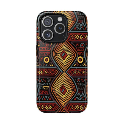 Tribal Geometric Tough Magnetic Phone Case - DiwaKi