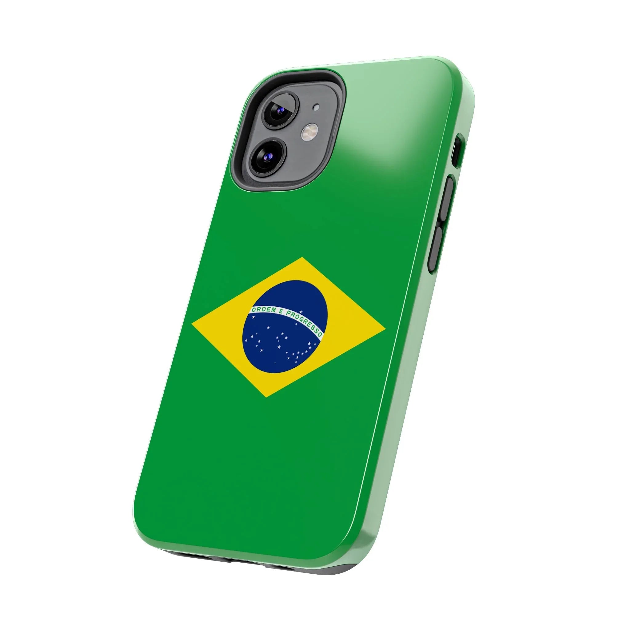 Brazil Flag Tough Phone Case — Protective Patriotic Phone Cover - DiwaKi