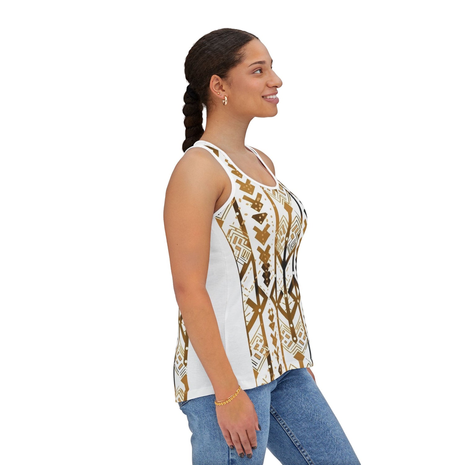 Gold Tribal Arrow Tank Top — Women&