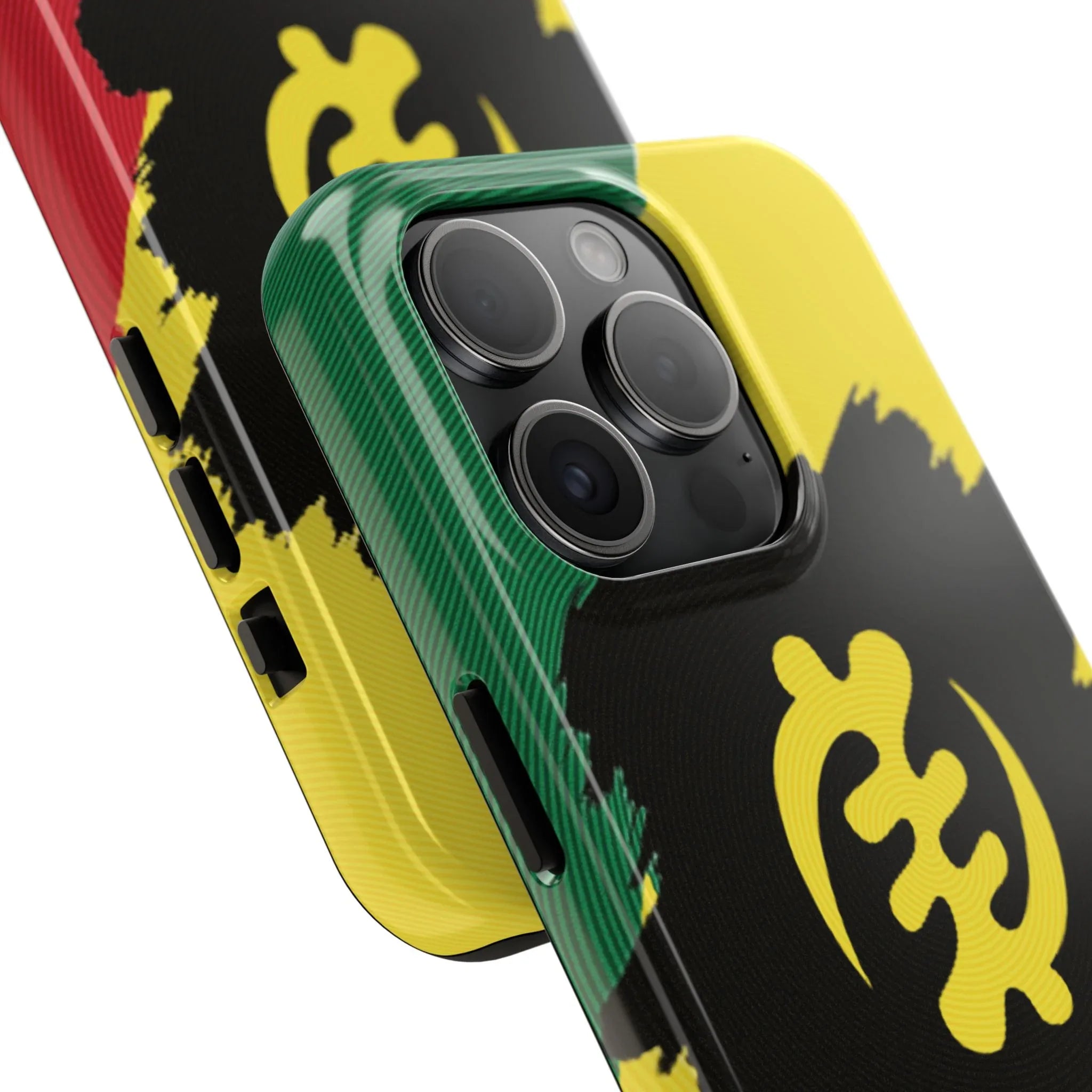 Sankofa Tough Phone Case — Shockproof Protective Phone Cover with Ghana Adinkra Symbol - DiwaKi