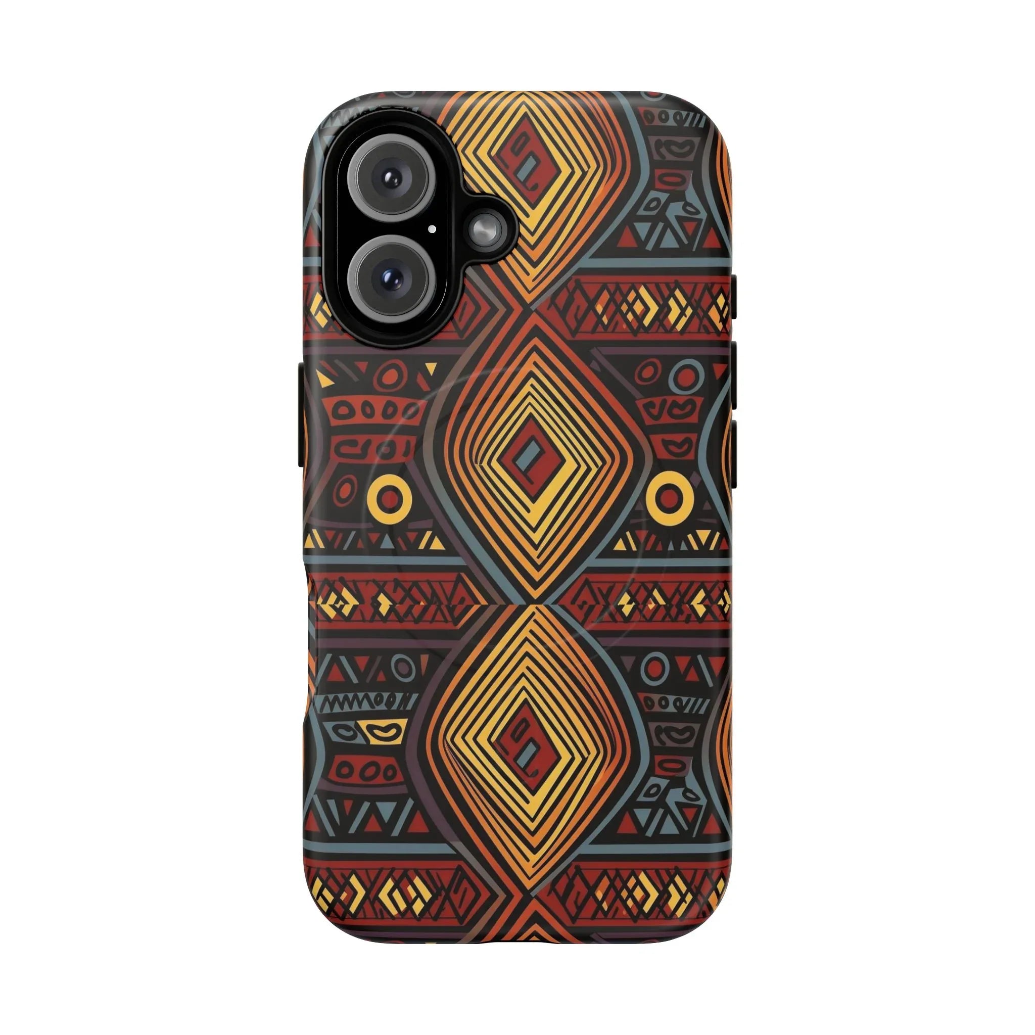 Tribal Geometric Tough Magnetic Phone Case - DiwaKi