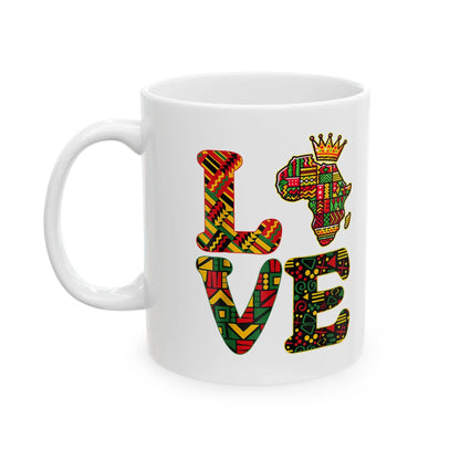 Vibrant African Pattern Coffee Cup - DiwaKi