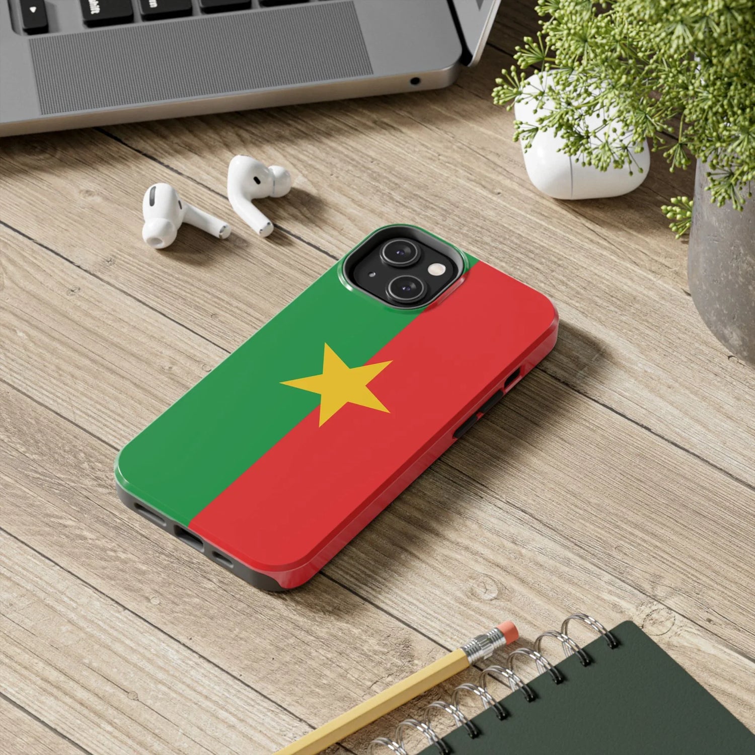 Burkina Faso Flag Tough Phone Case – Durable Protective Cover - DiwaKi