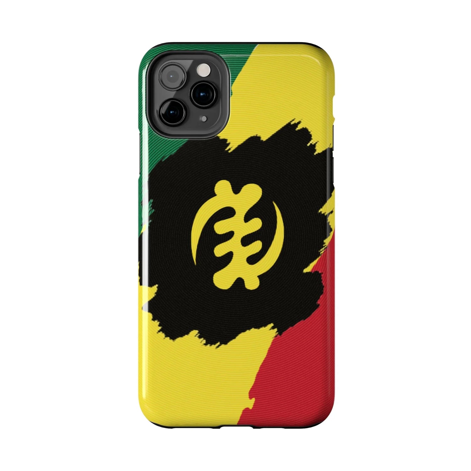 Sankofa Tough Phone Case — Shockproof Protective Phone Cover with Ghana Adinkra Symbol - DiwaKi