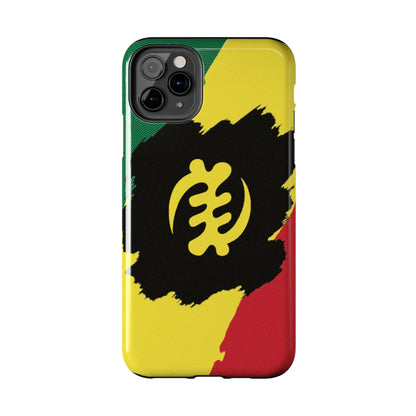 Sankofa Tough Phone Case — Shockproof Protective Phone Cover with Ghana Adinkra Symbol - DiwaKi