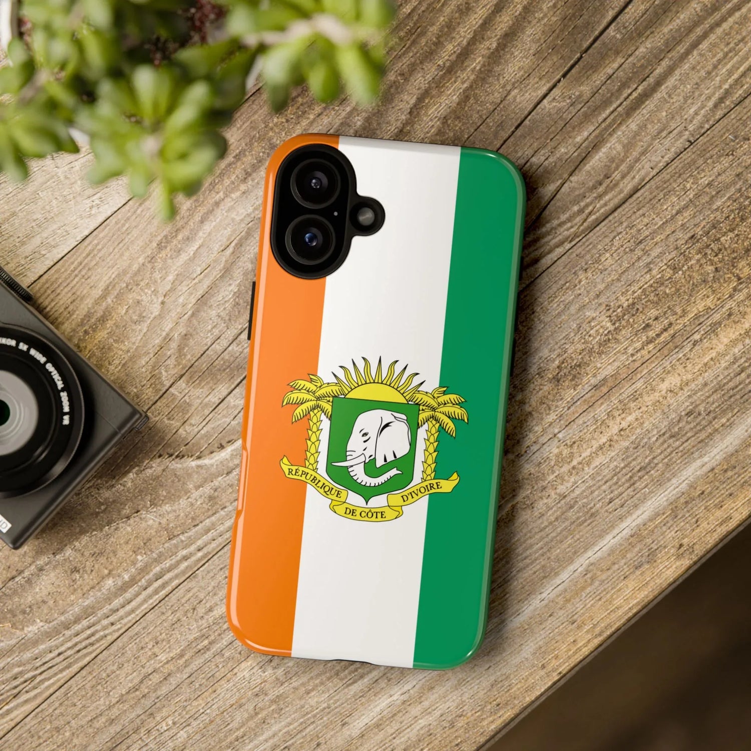 Ivory Coast Flag Tough Phone Case – Côte d&